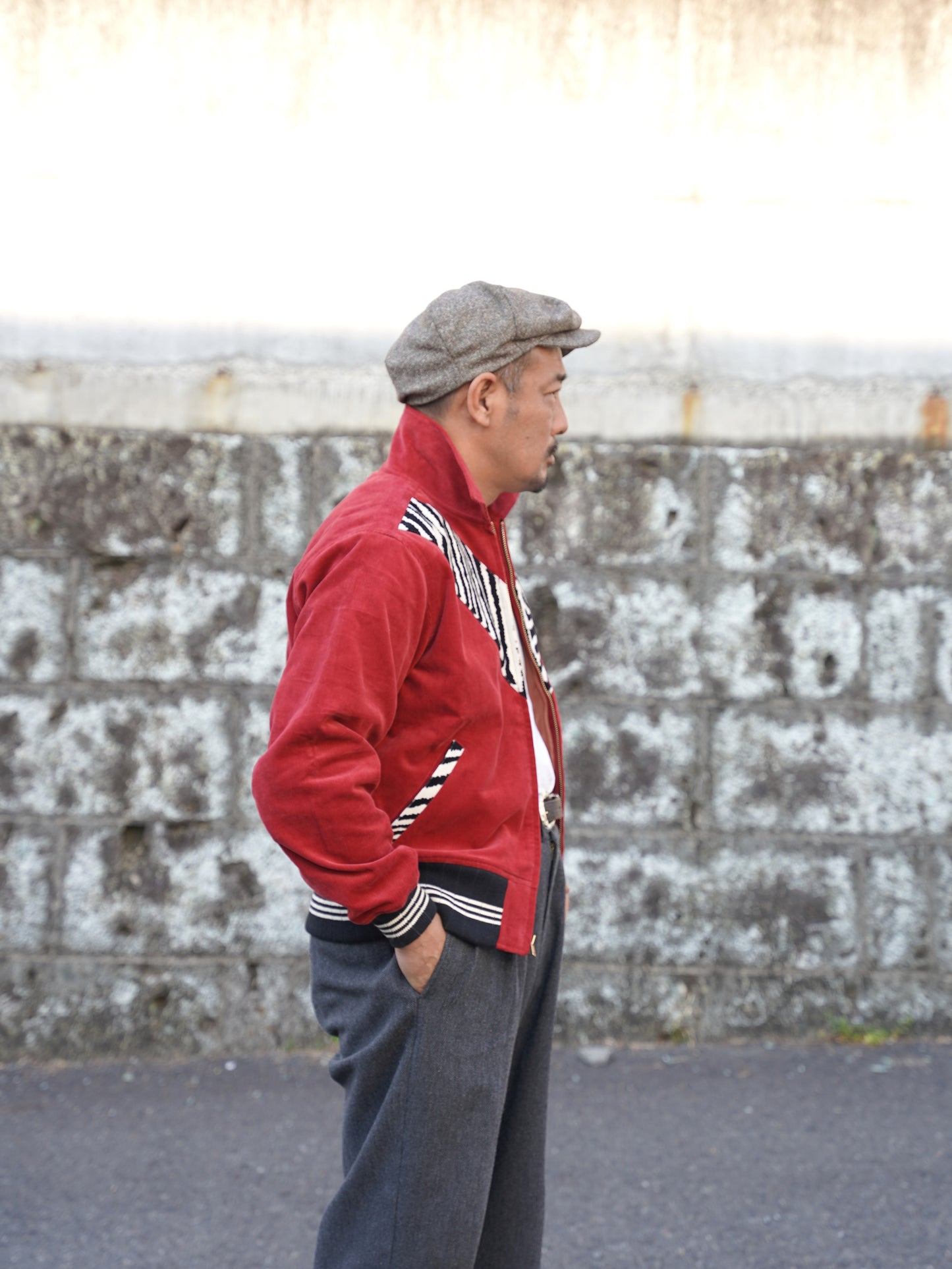 #507 1950 Corduroy Zebra Jacket