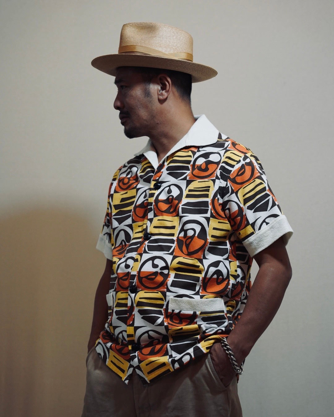 #475 1950s Pile S/S Shirt