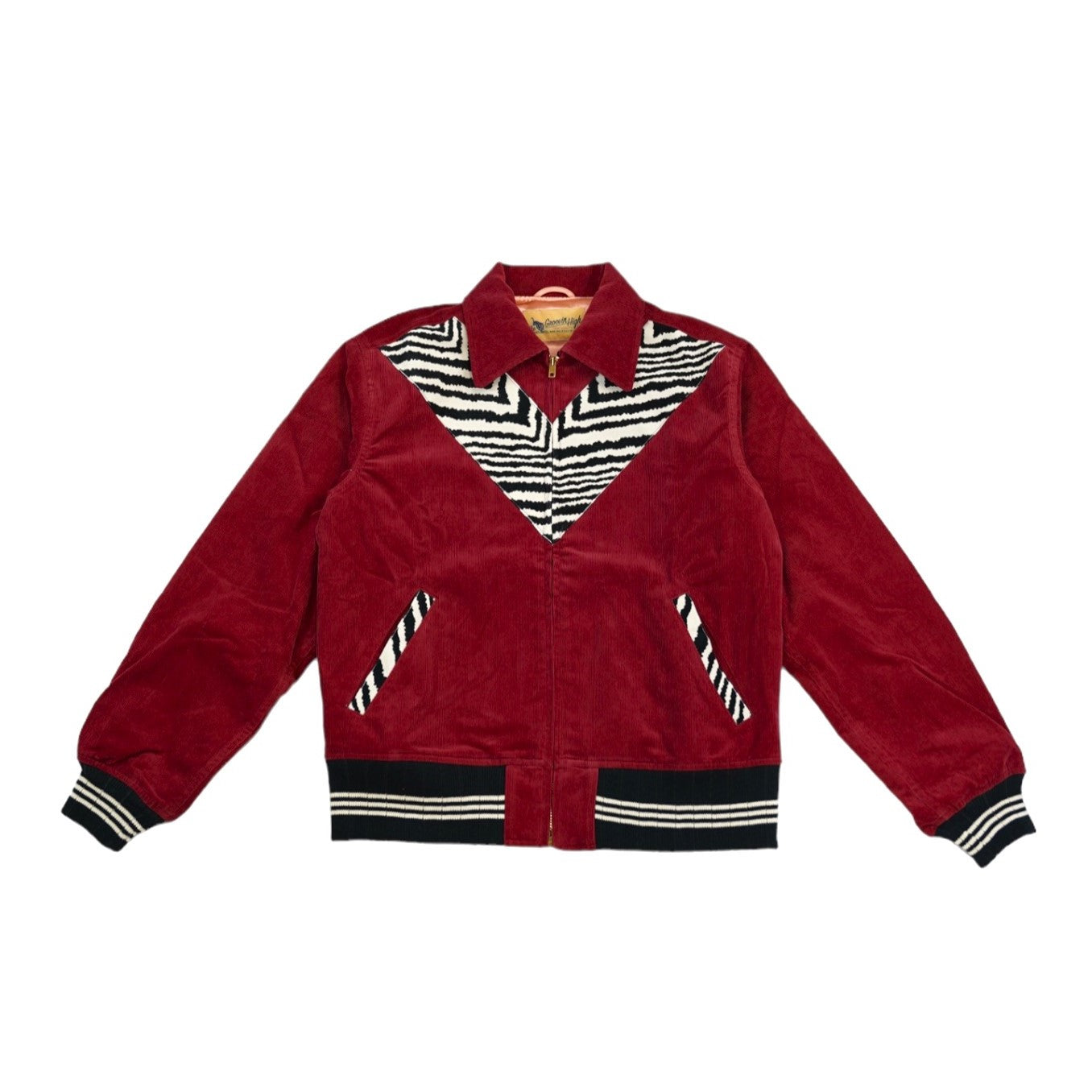 #507 1950 Corduroy Zebra Jacket