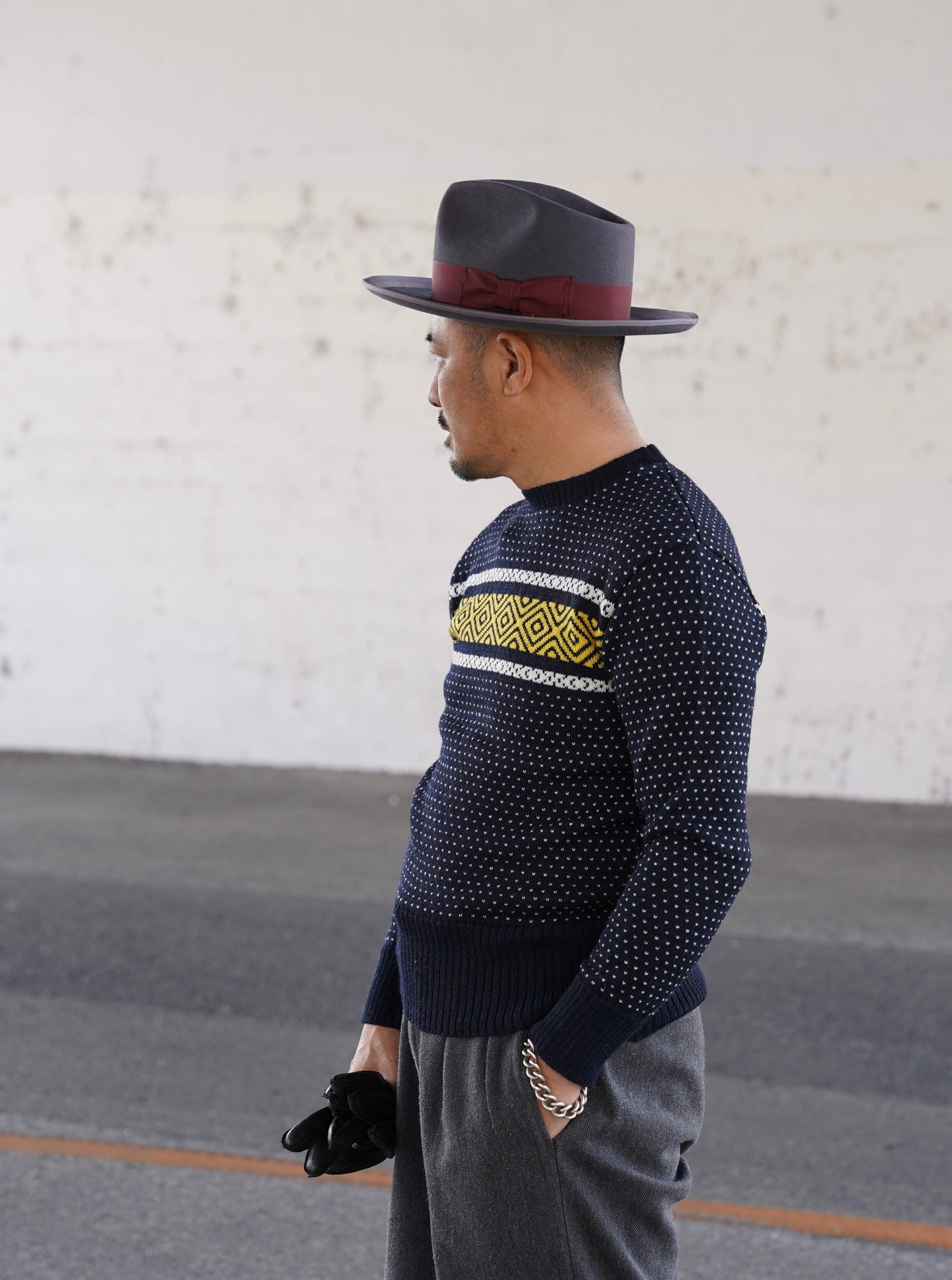 #496 1940 Crew neck Knit