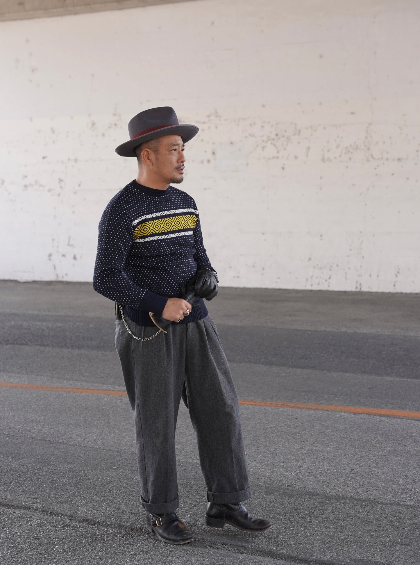#496 1940 Crew neck Knit