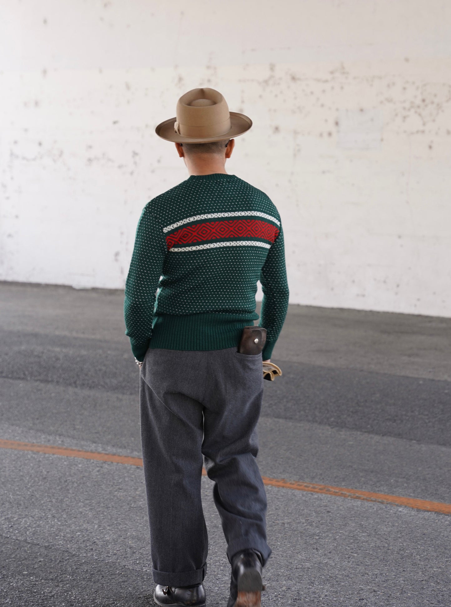 #496 1940 Crew neck Knit