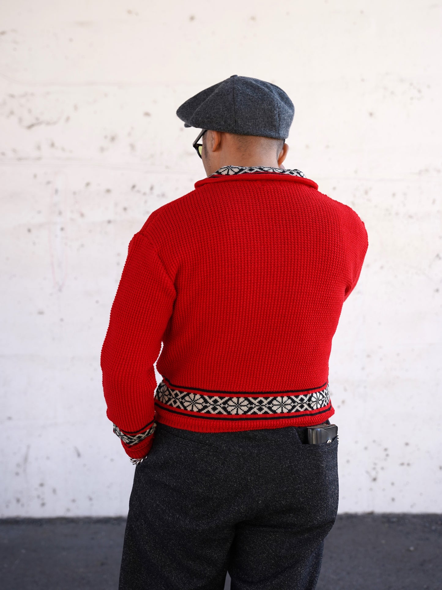 #240203 1950s Dutch-collar Knit