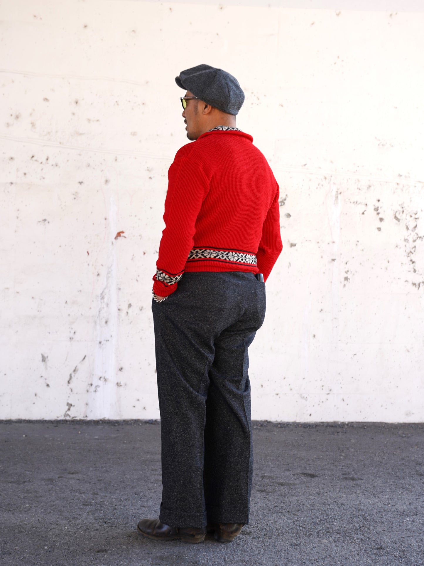 #240203 1950s Dutch-collar Knit