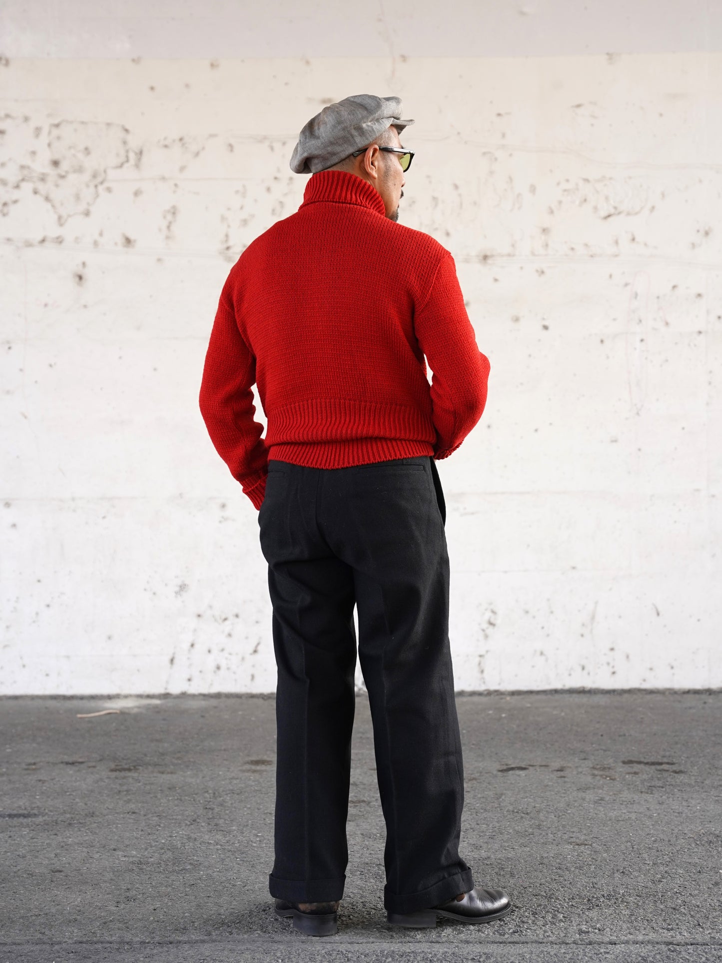 #240205 1940s Turtle-neck Knit