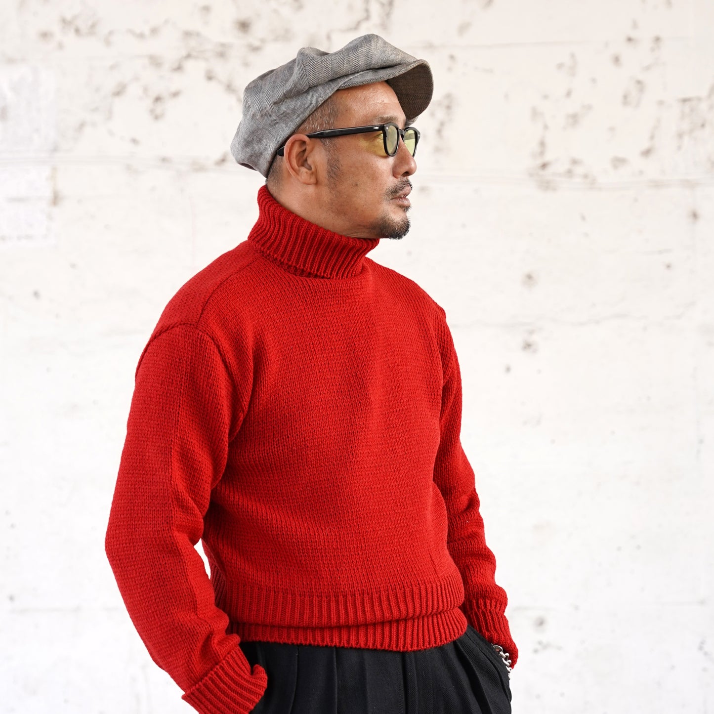 #240205 1940s Turtle-neck Knit