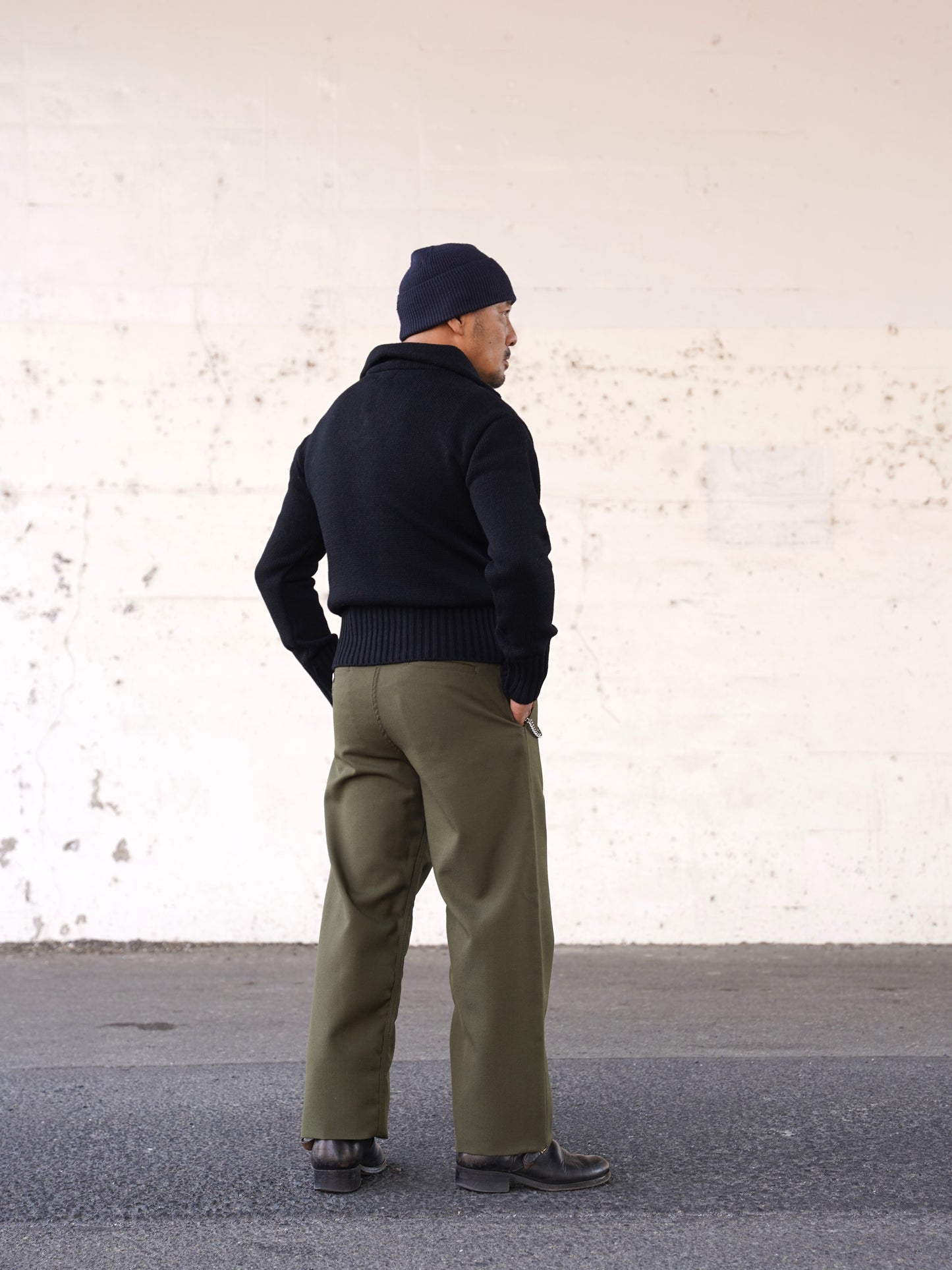 #250212 1940s Zip-up Knit