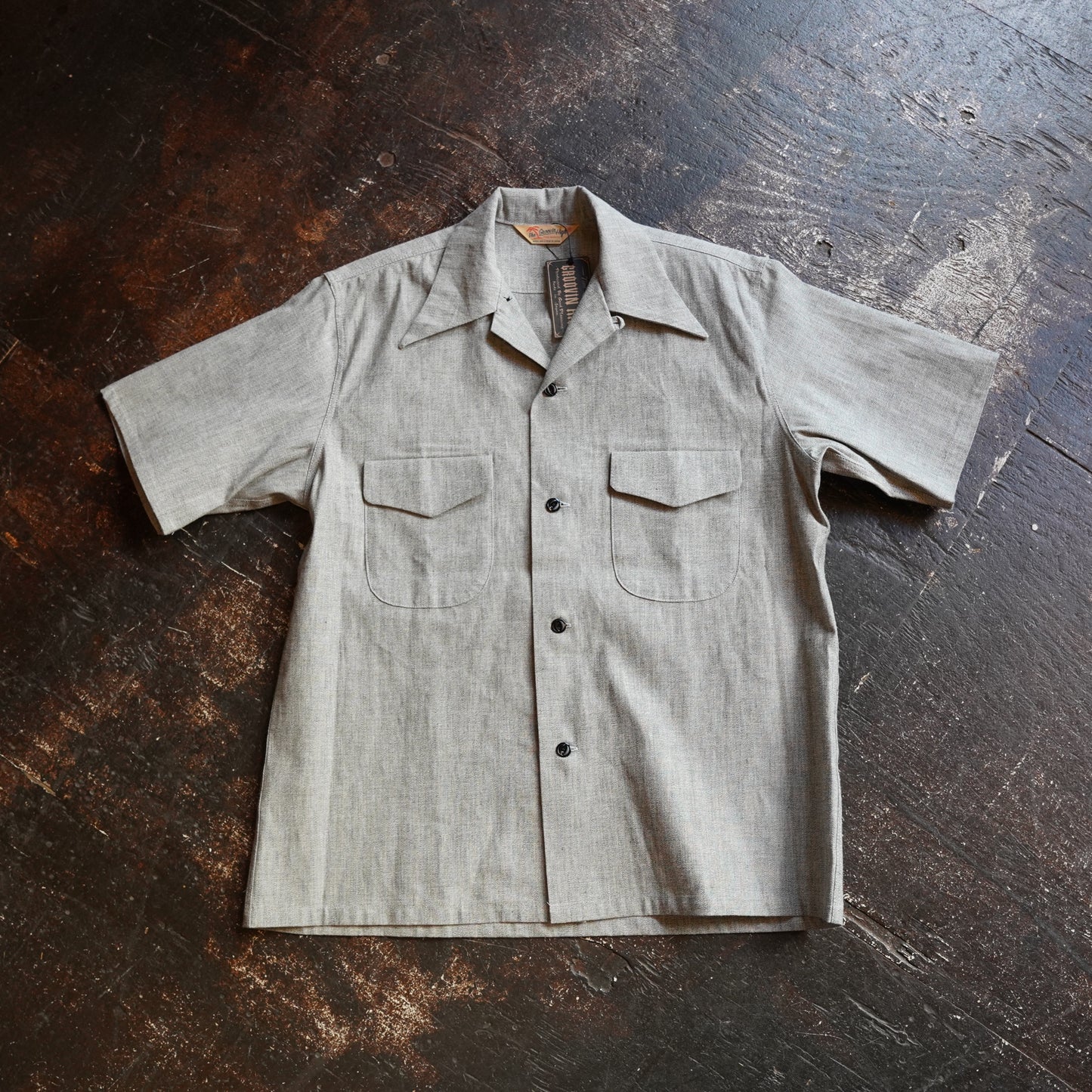 #240109 1940s Chambray S/S Shirt
