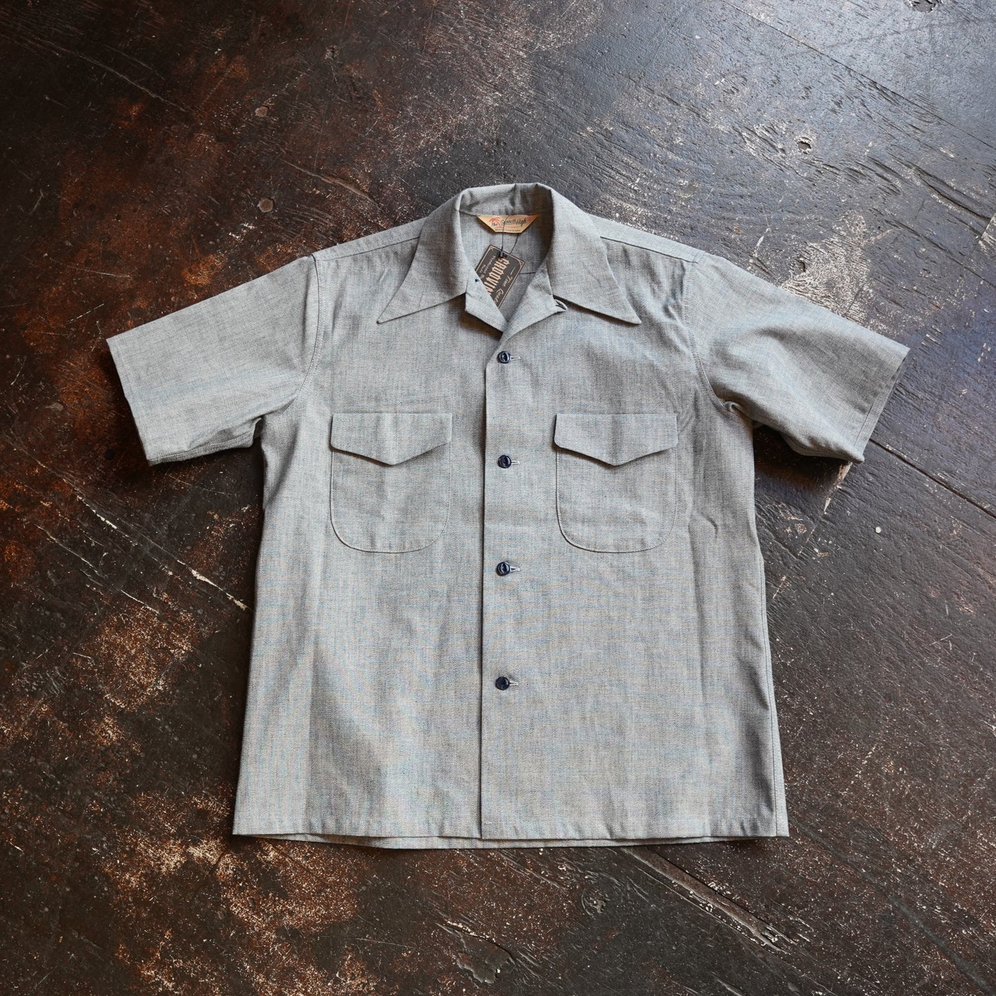#240109 1940s Chambray S/S Shirt