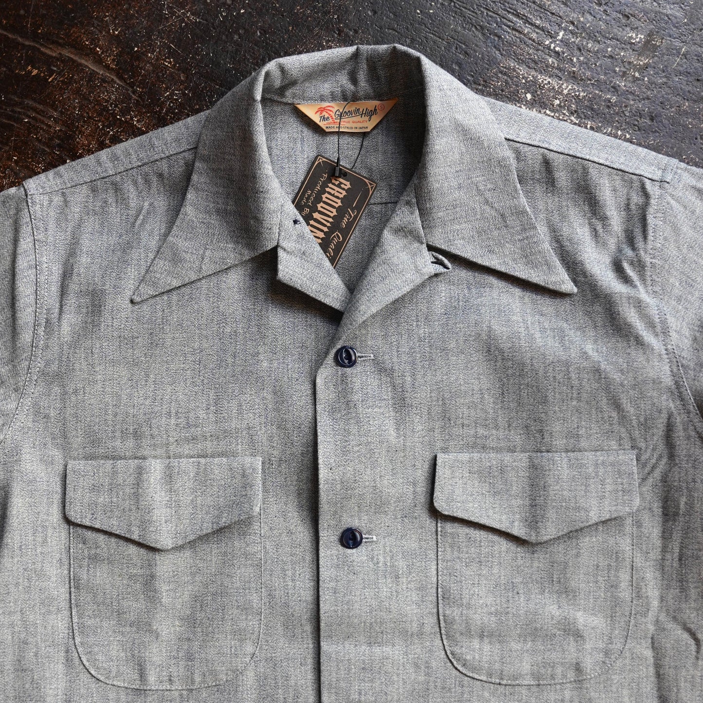 #240109 1940s Chambray S/S Shirt