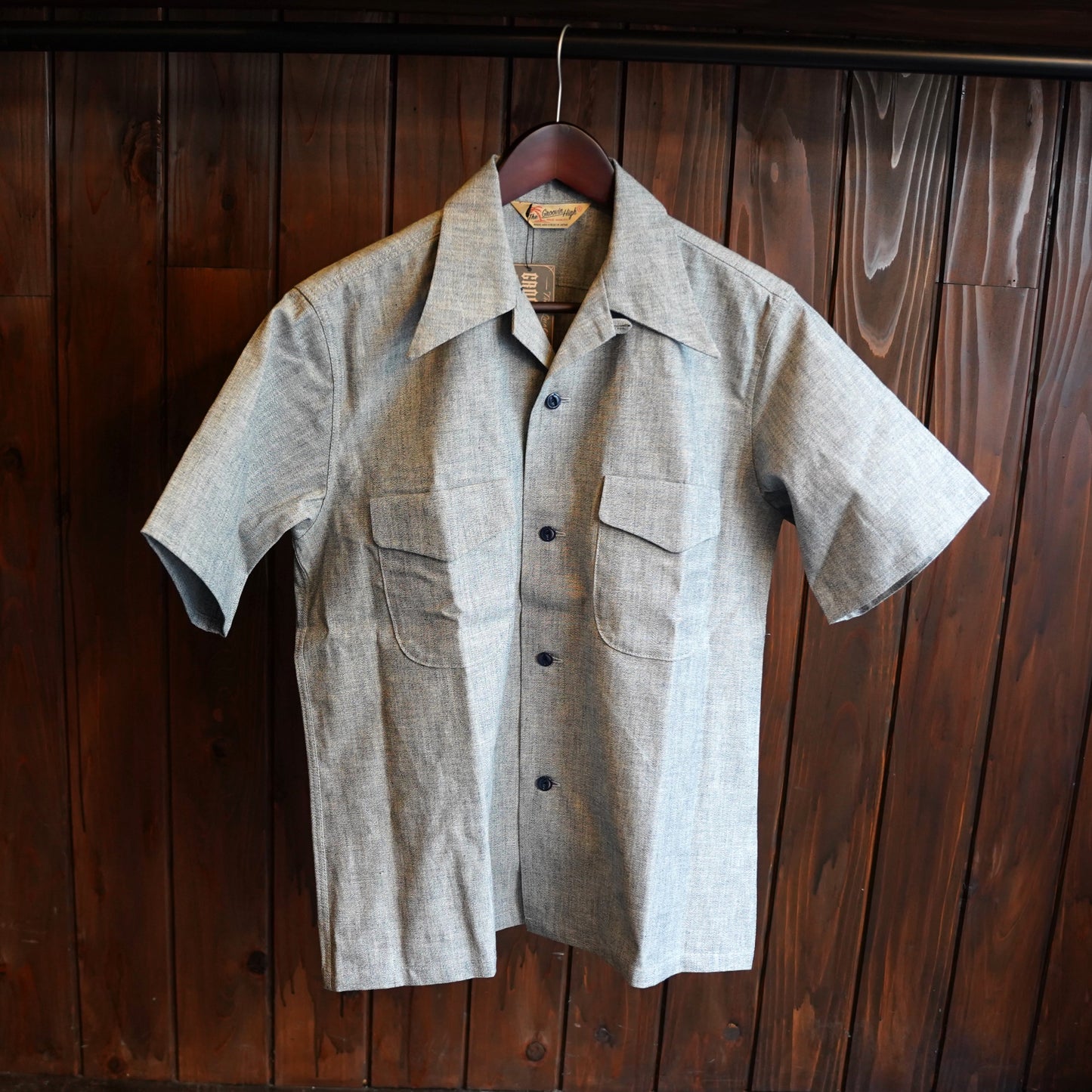 #240109 1940s Chambray S/S Shirt