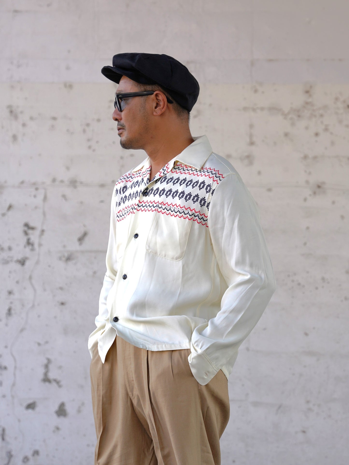 #260103 1950s L/S Shirt - Elvis