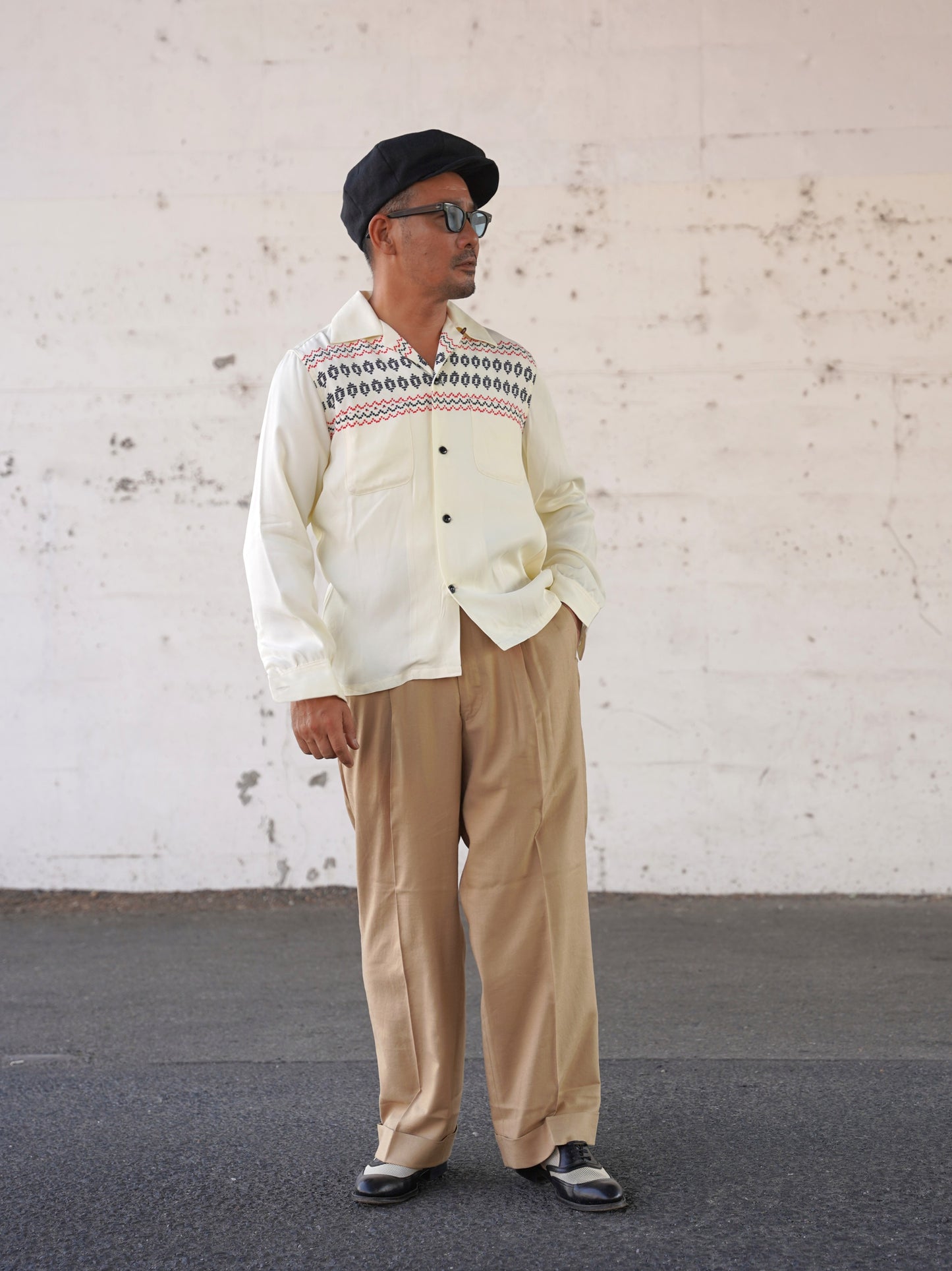 #260103 1950s L/S Shirt - Elvis