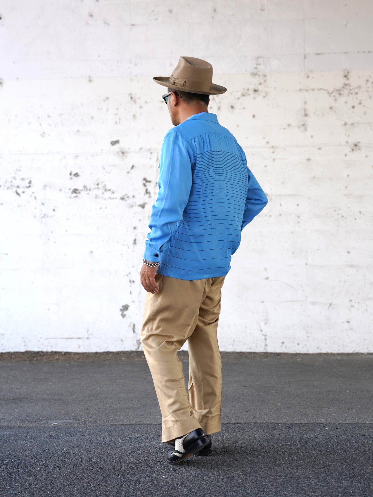 #260104 1950s L/S Shirt - Stripe