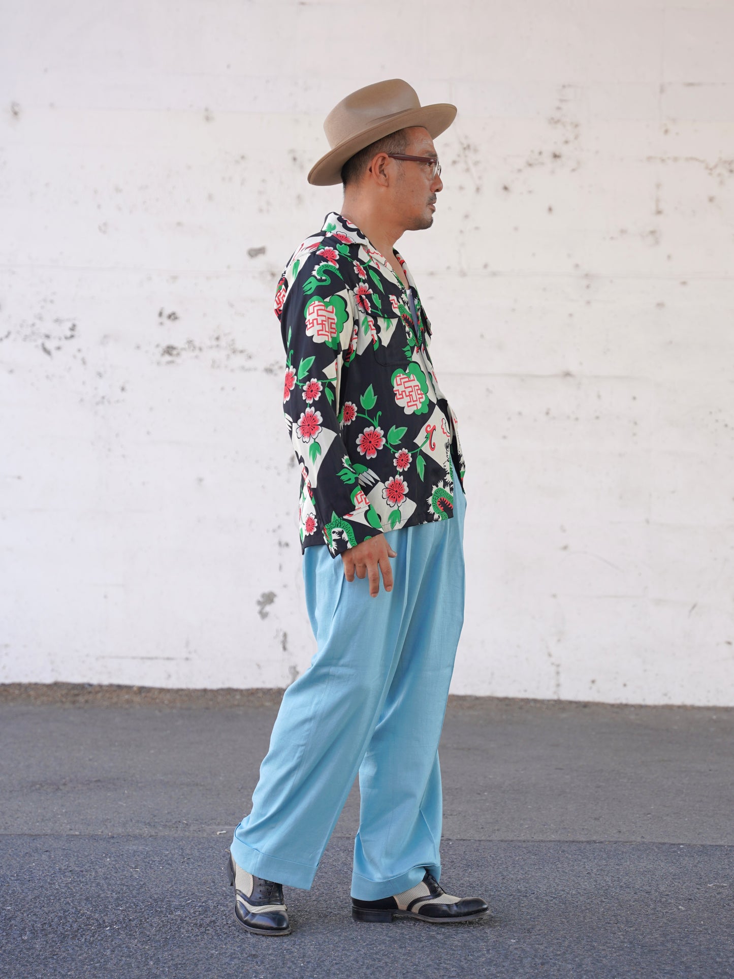 #260105 1950s L/S Shirt - Dragon