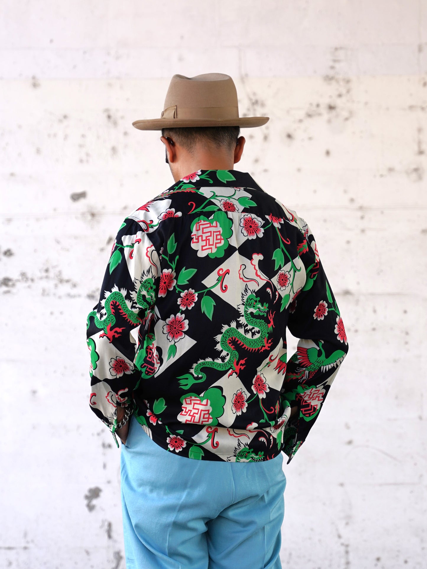 #260105 1950s L/S Shirt - Dragon