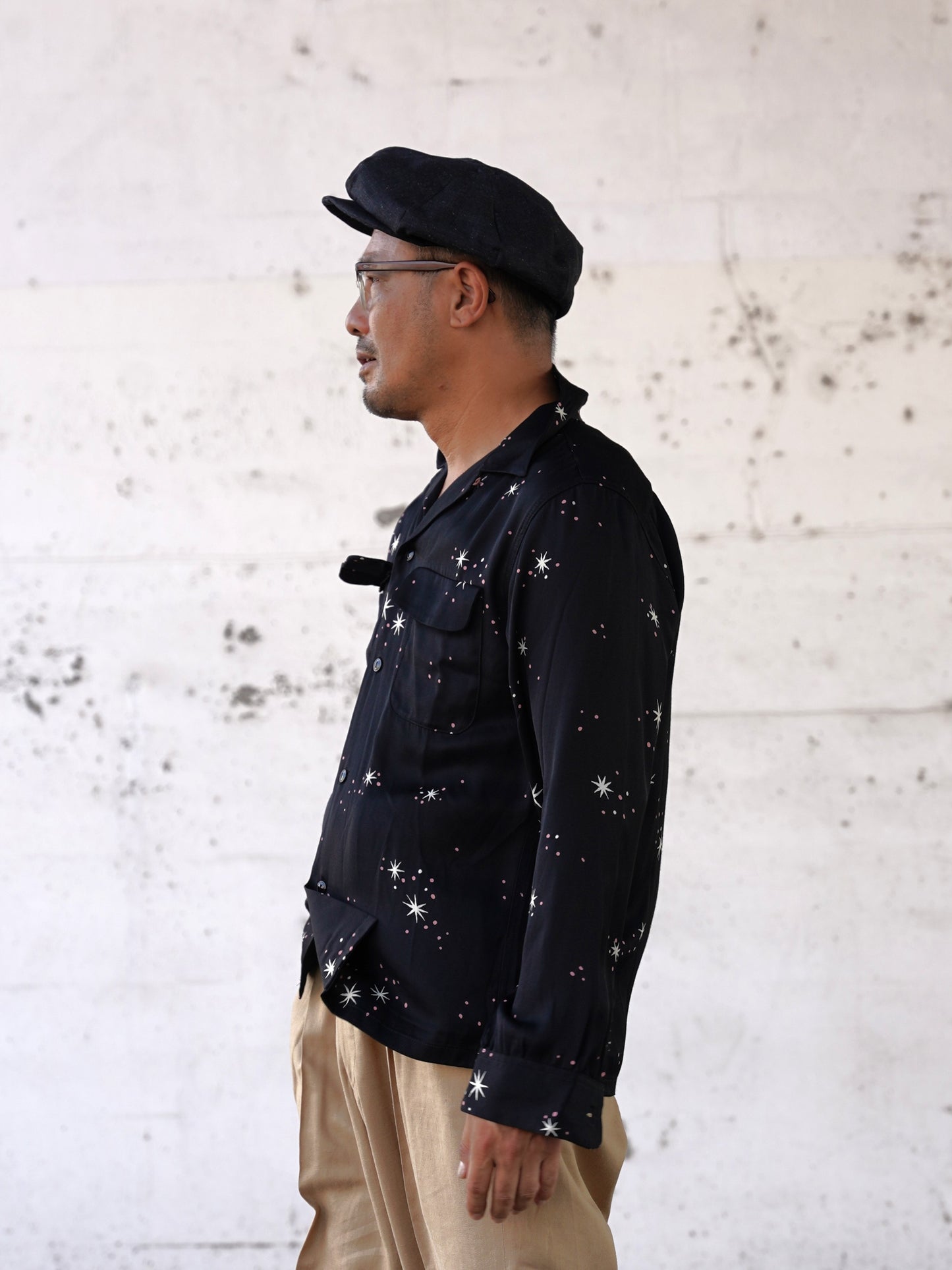 #260106 1950s L/S Shirt - Star