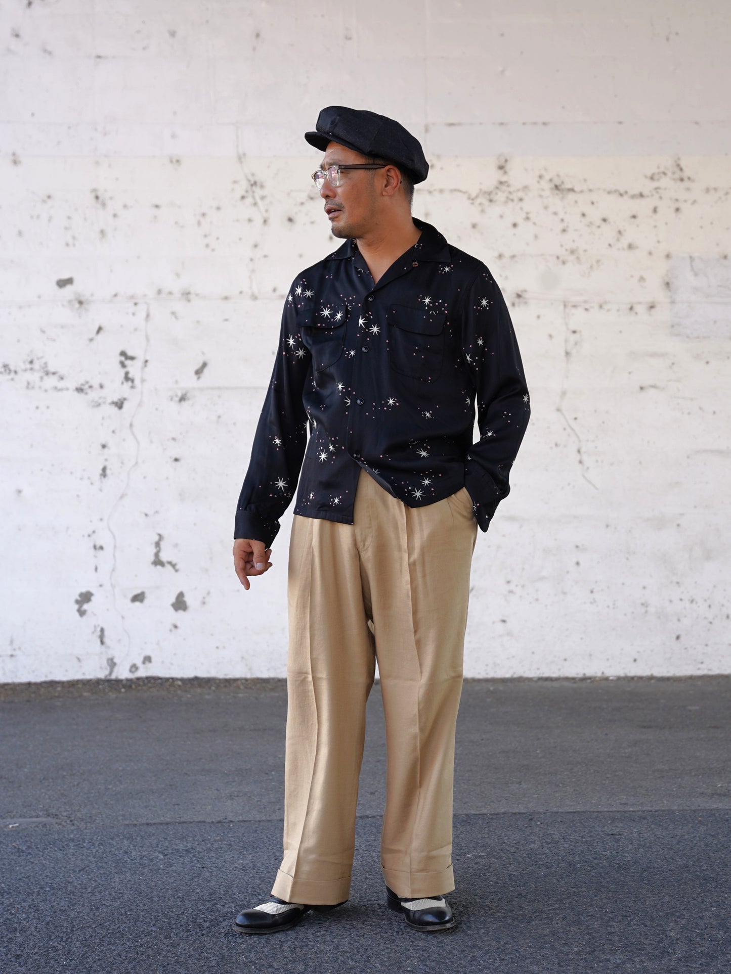 #260106 1950s L/S Shirt - Star
