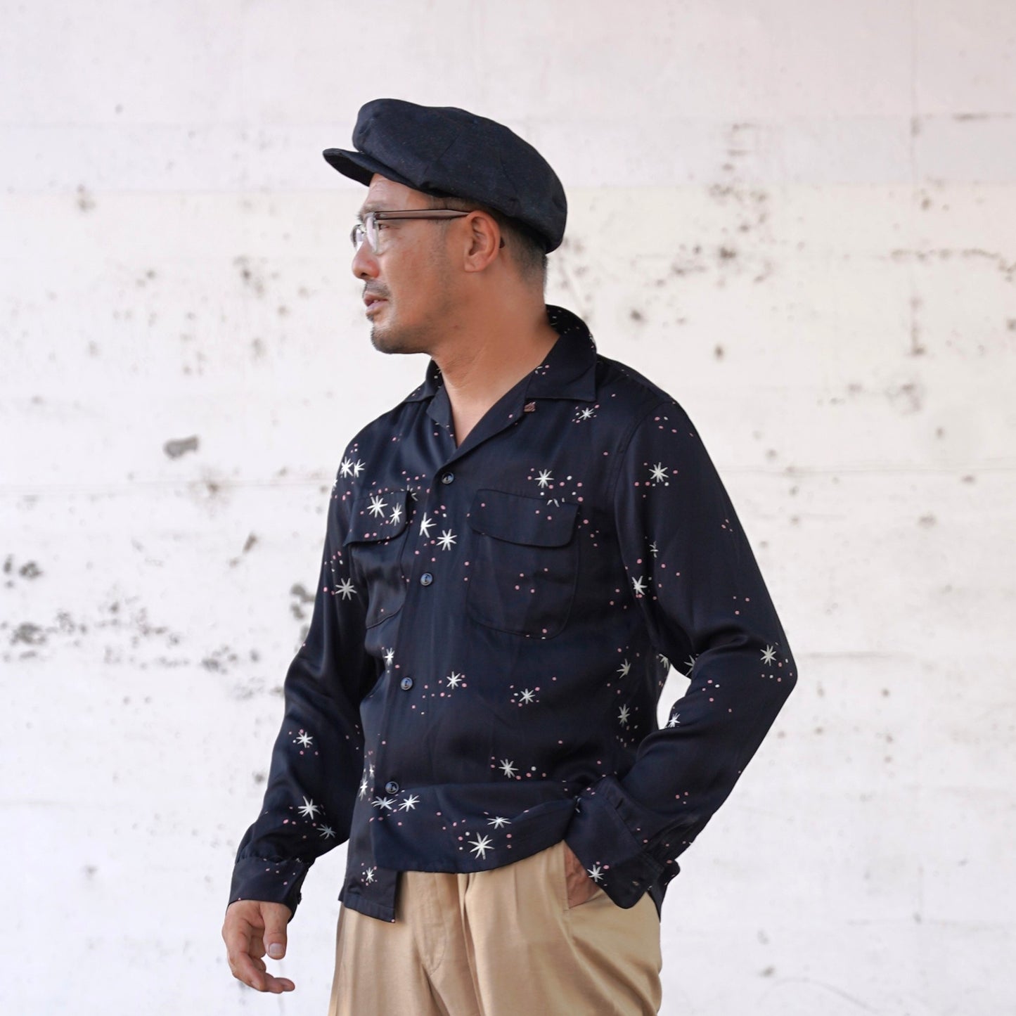 #260106 1950s L/S Shirt - Star