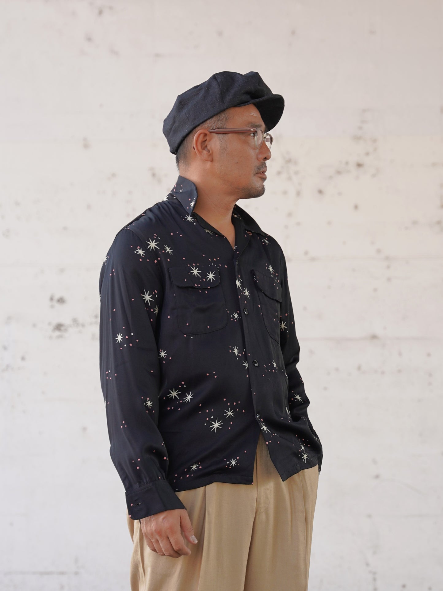 #260106 1950s L/S Shirt - Star