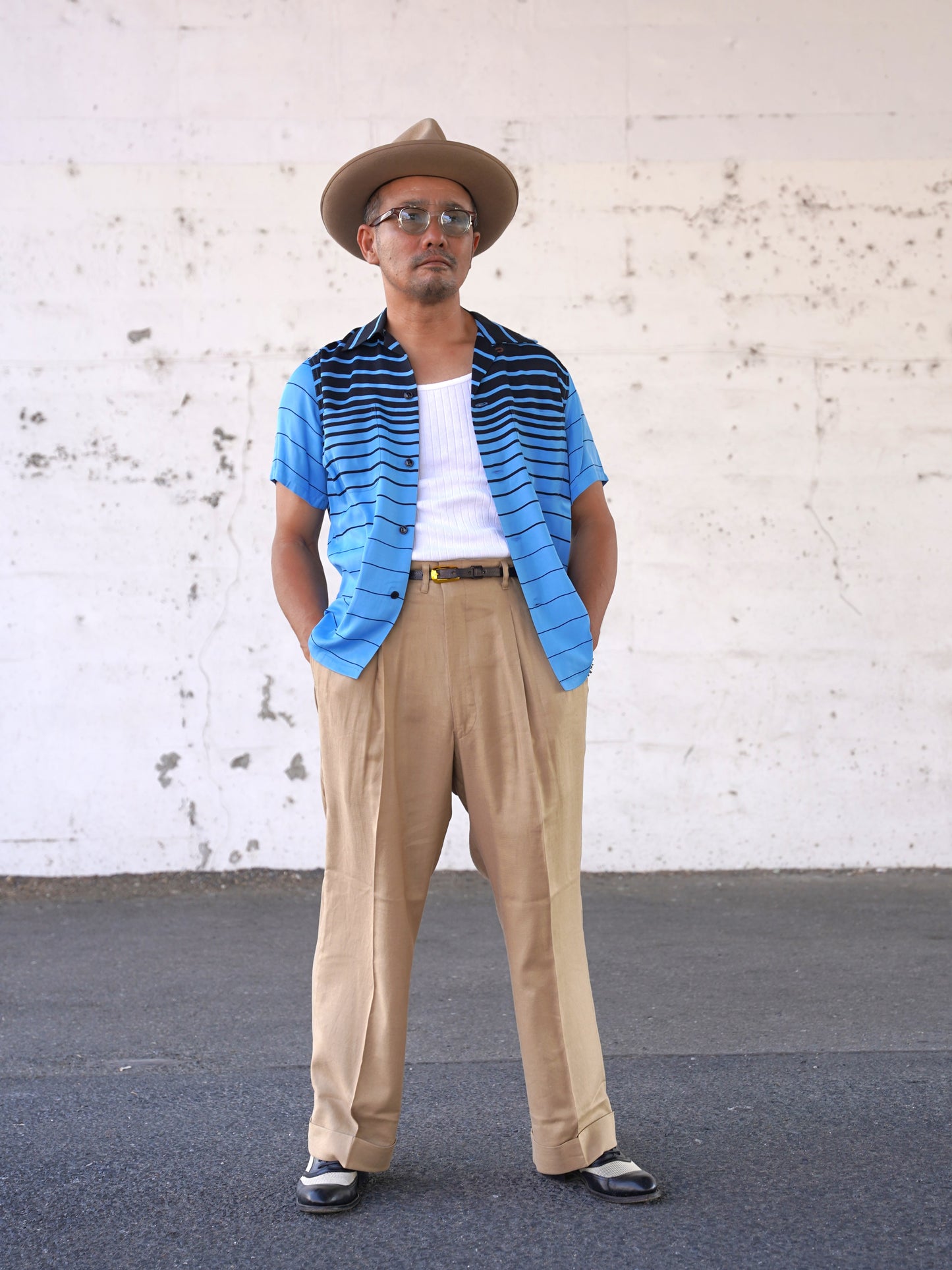 #260110 1950s S/S Shirt - Stripe
