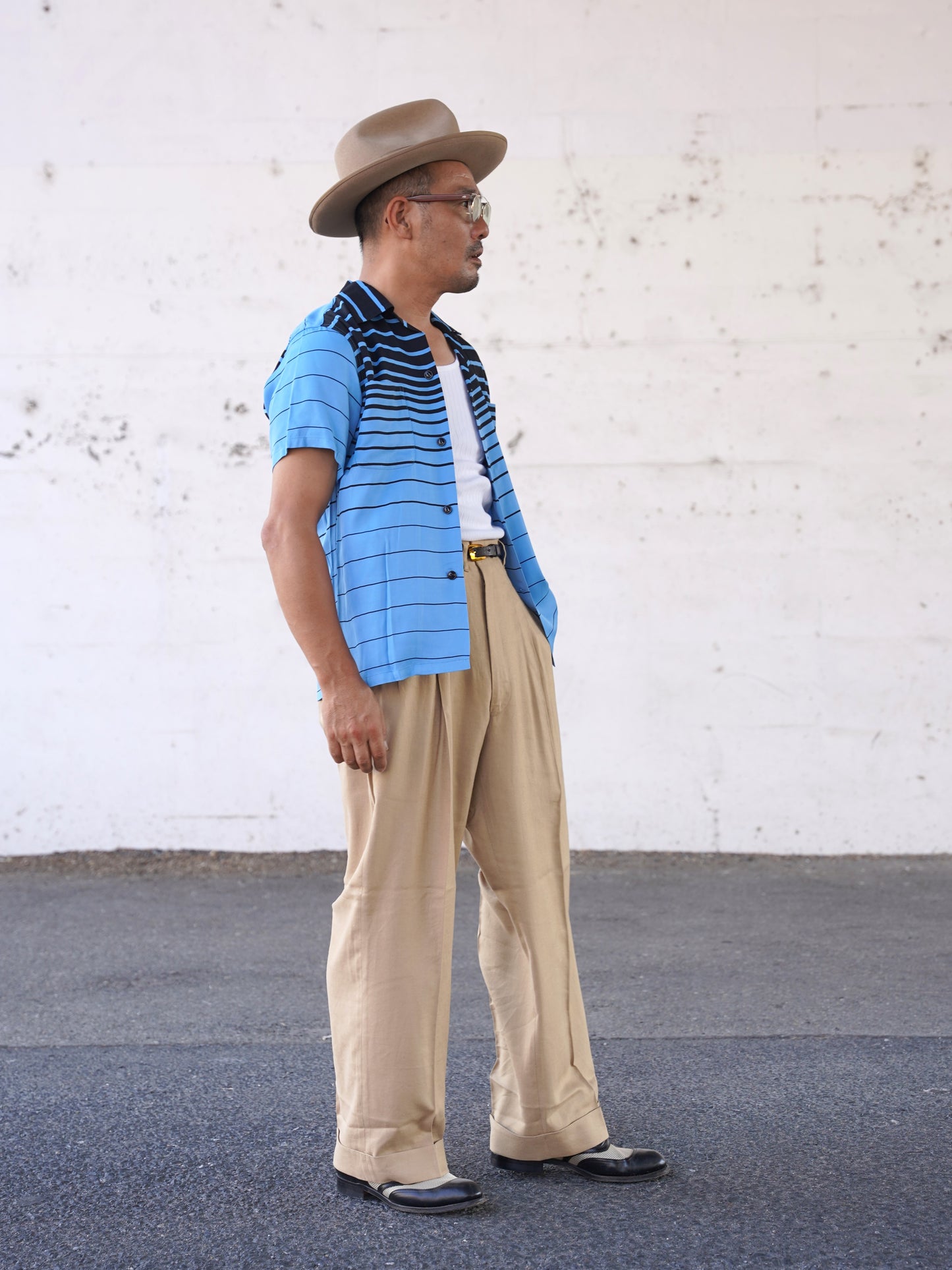 #260110 1950s S/S Shirt - Stripe