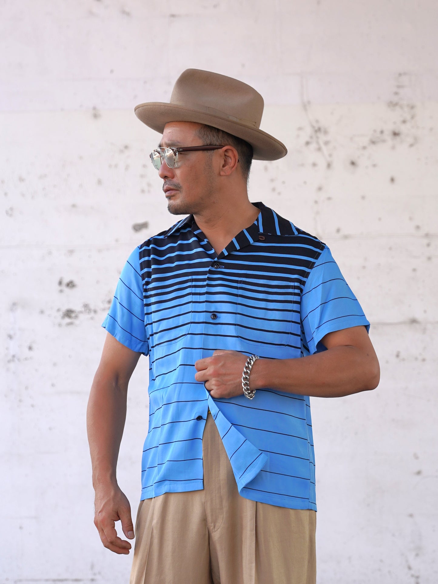 #260110 1950s S/S Shirt - Stripe
