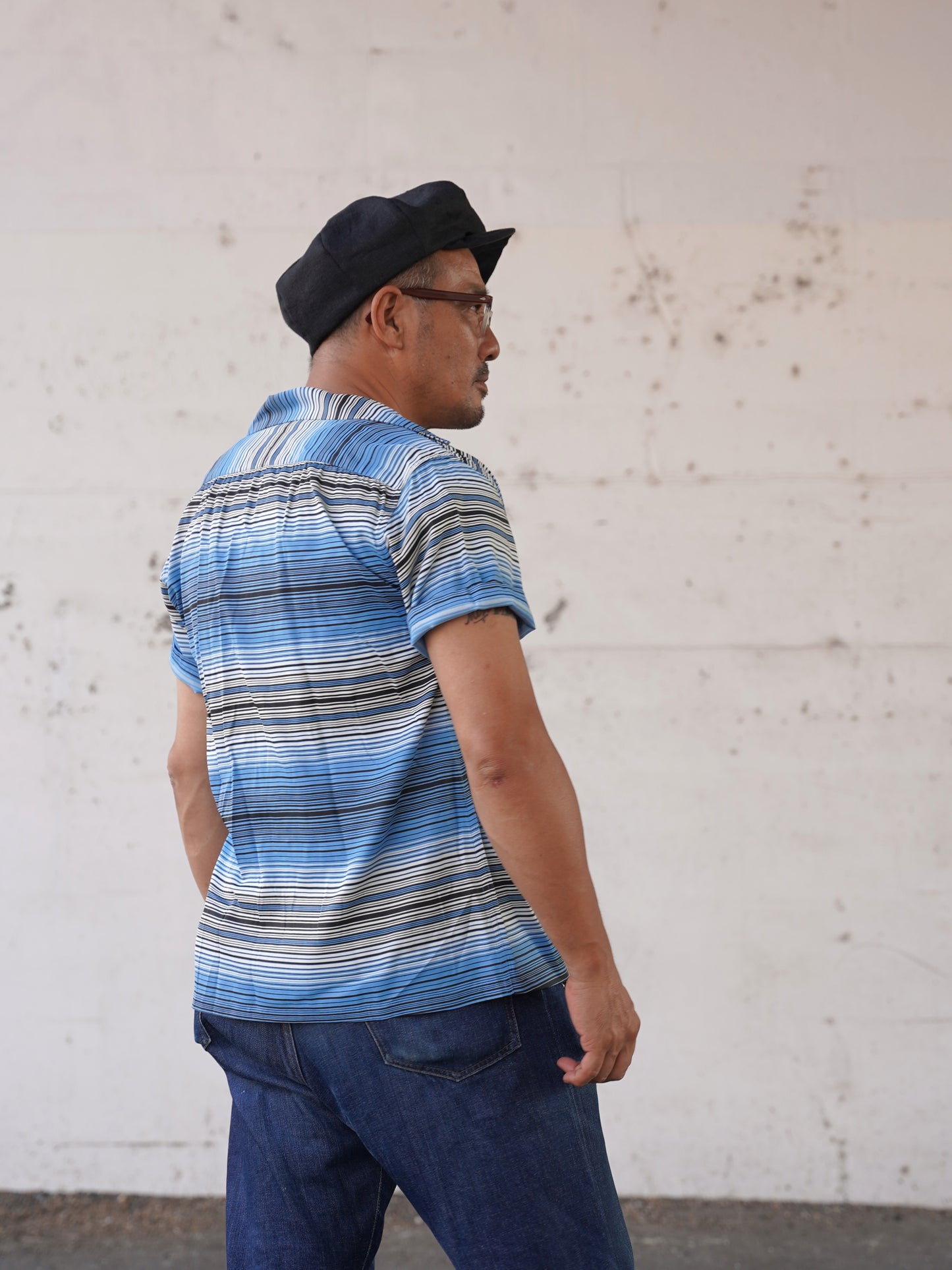 #260111 1950s S/S Shirt - Stripe