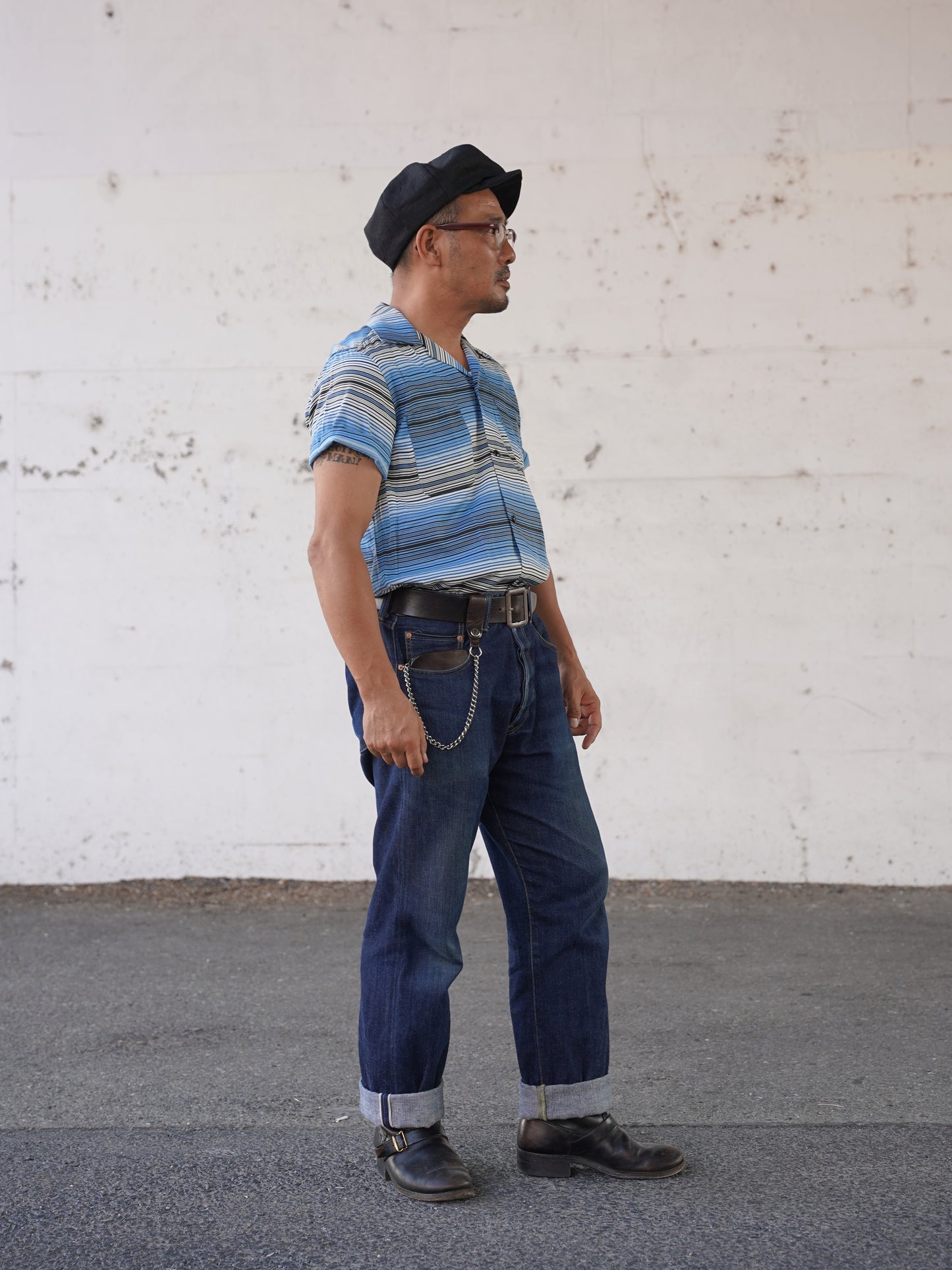 #260111 1950s S/S Shirt - Stripe