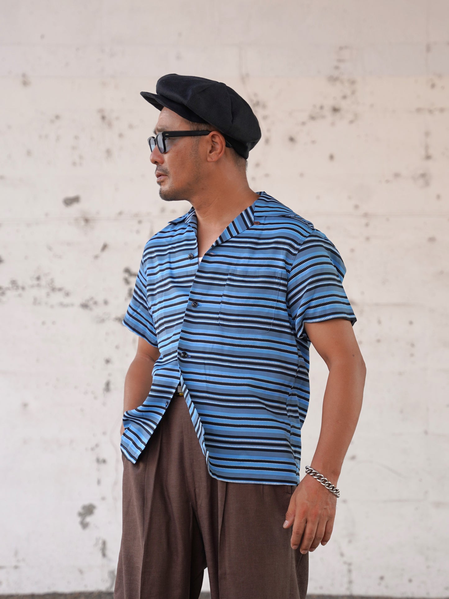 #260112 1950s S/S Shirt - Stripe