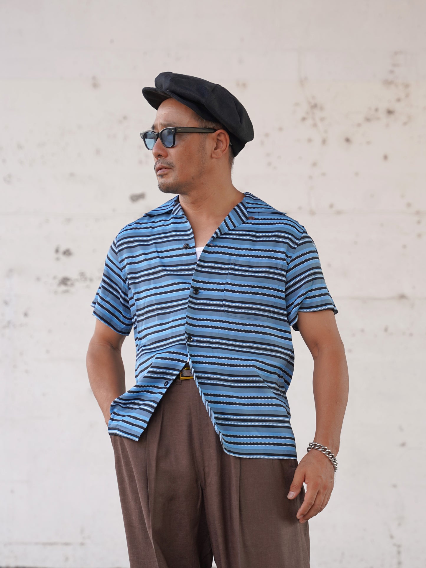 #260112 1950s S/S Shirt - Stripe