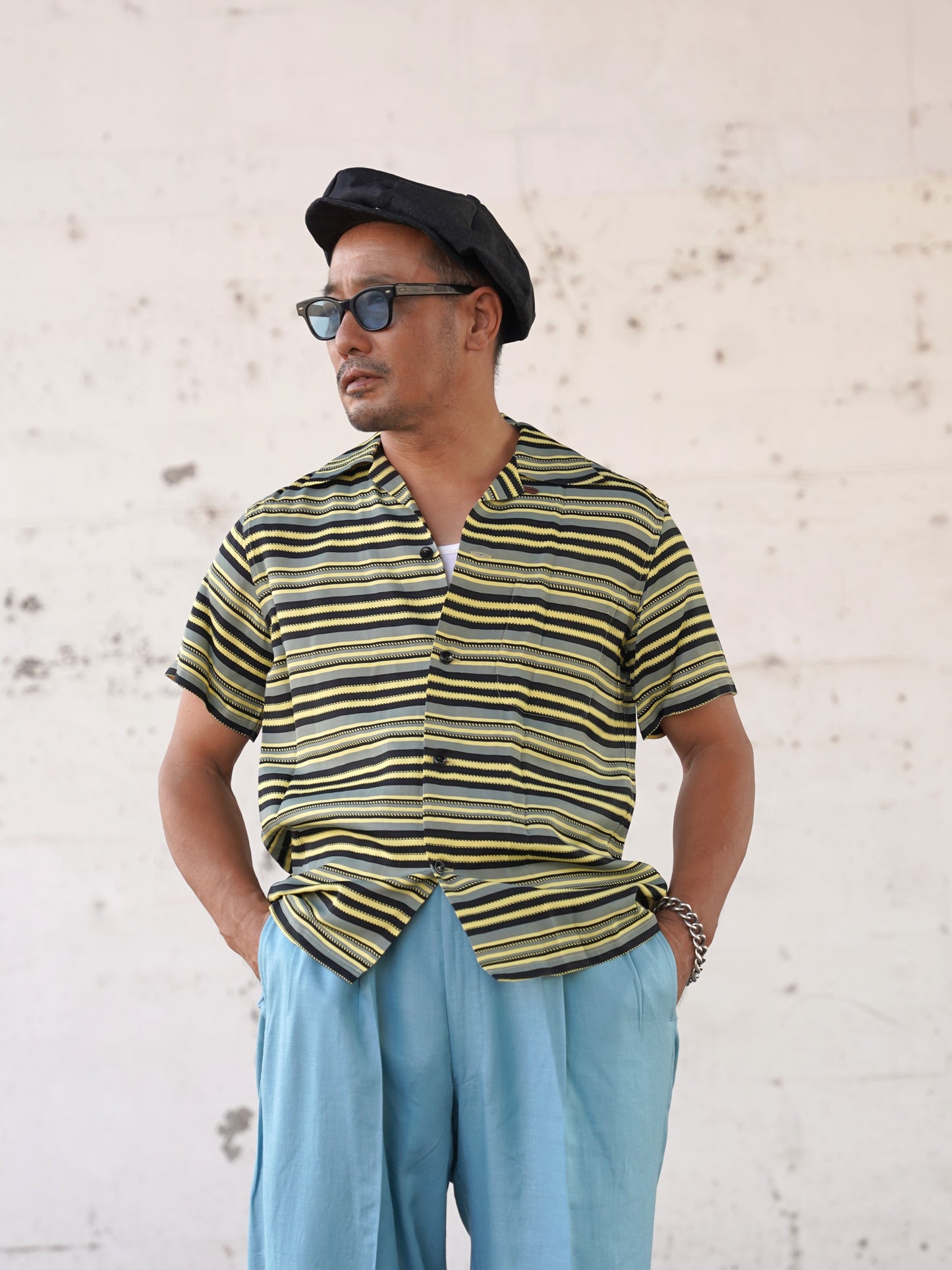 #260112 1950s S/S Shirt - Stripe
