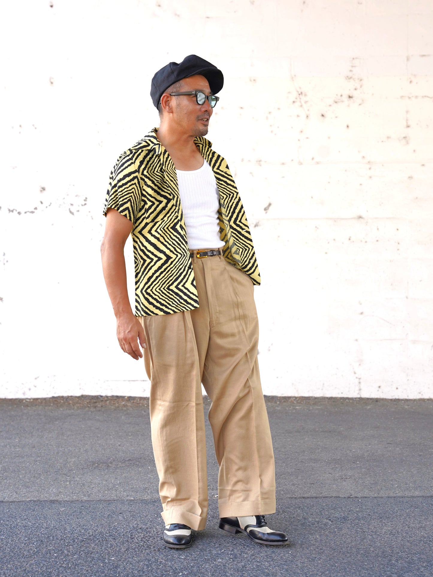 #260113 1950s S/S Shirt - Zebra