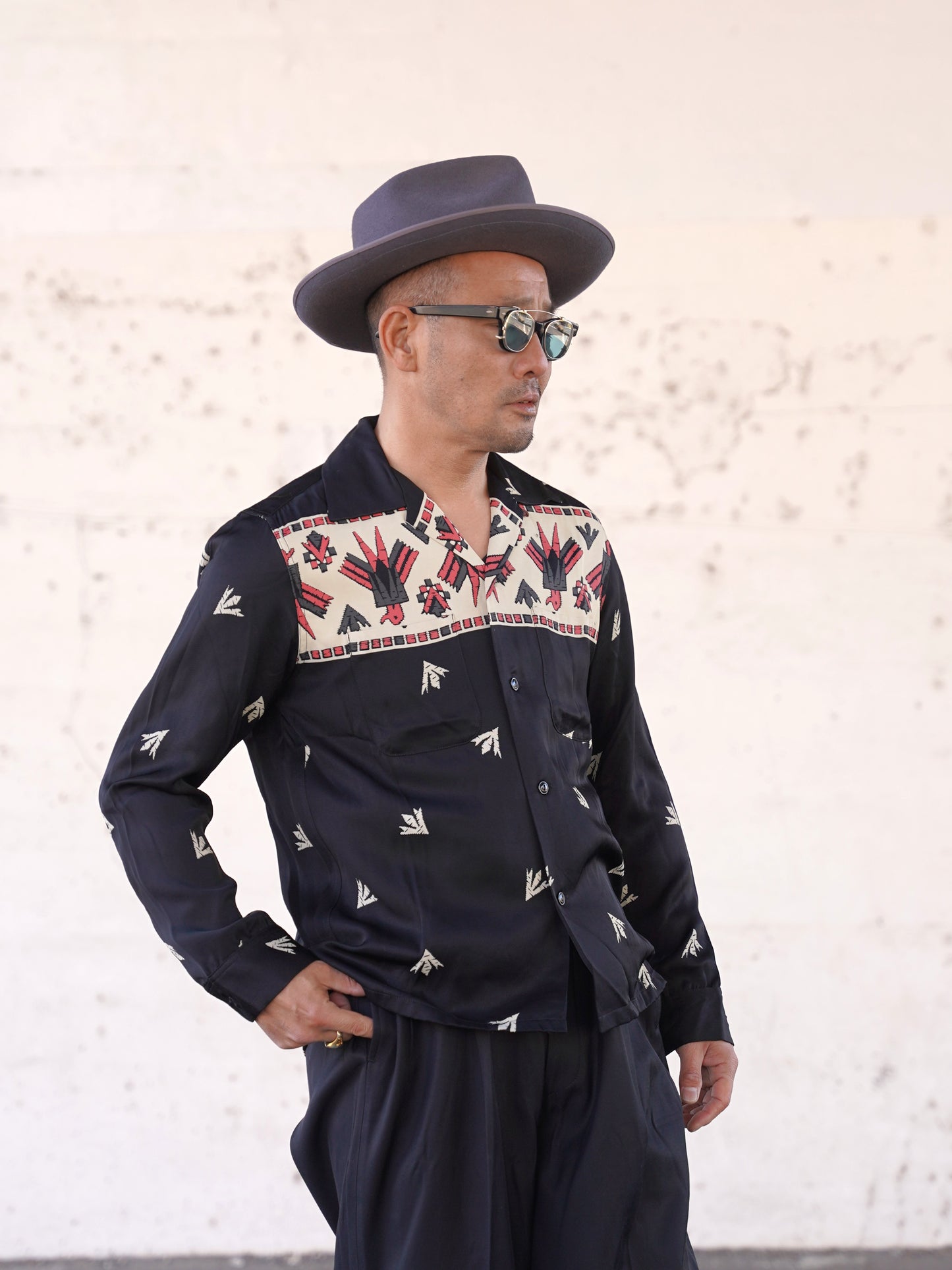 #260130 1950s L/S Shirt - Thunderbird