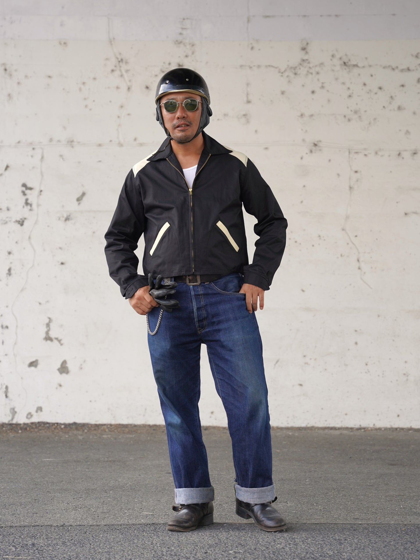 #260401 1950s Zip-up Blouson