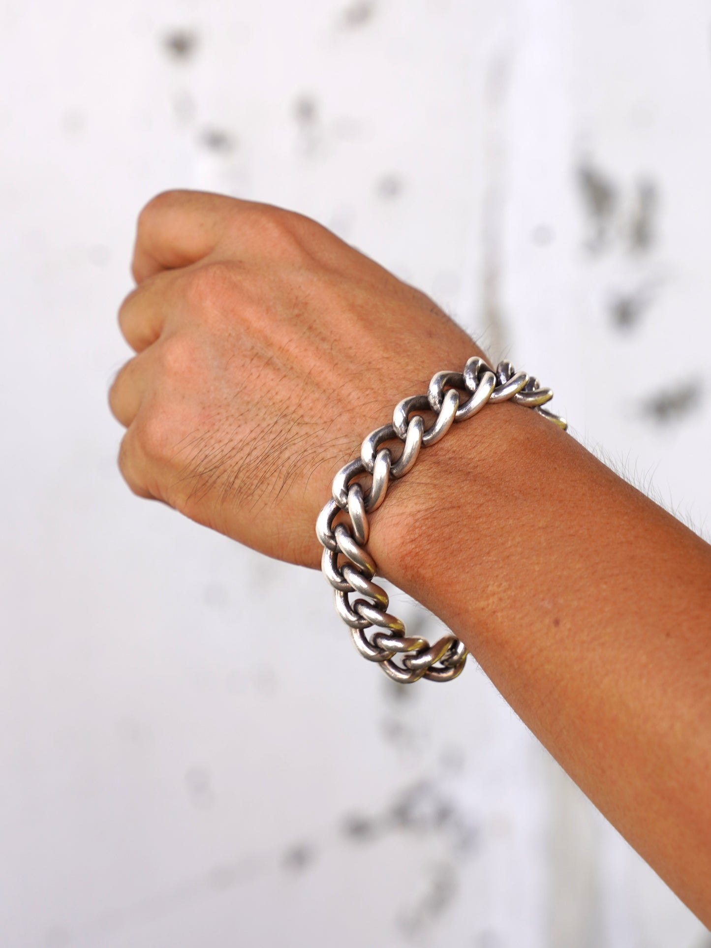 #260504 1950s Silver Bracelet #19