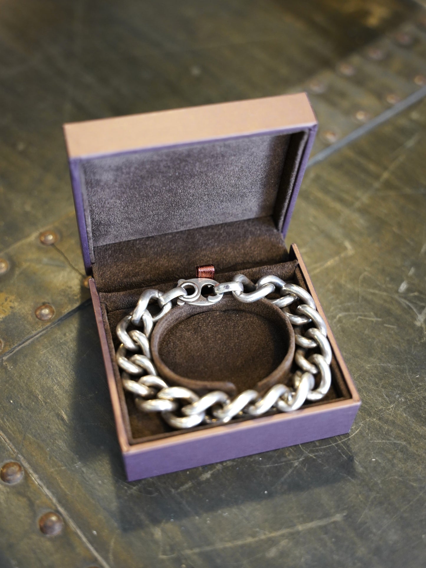 #260504 1950s Silver Bracelet #19