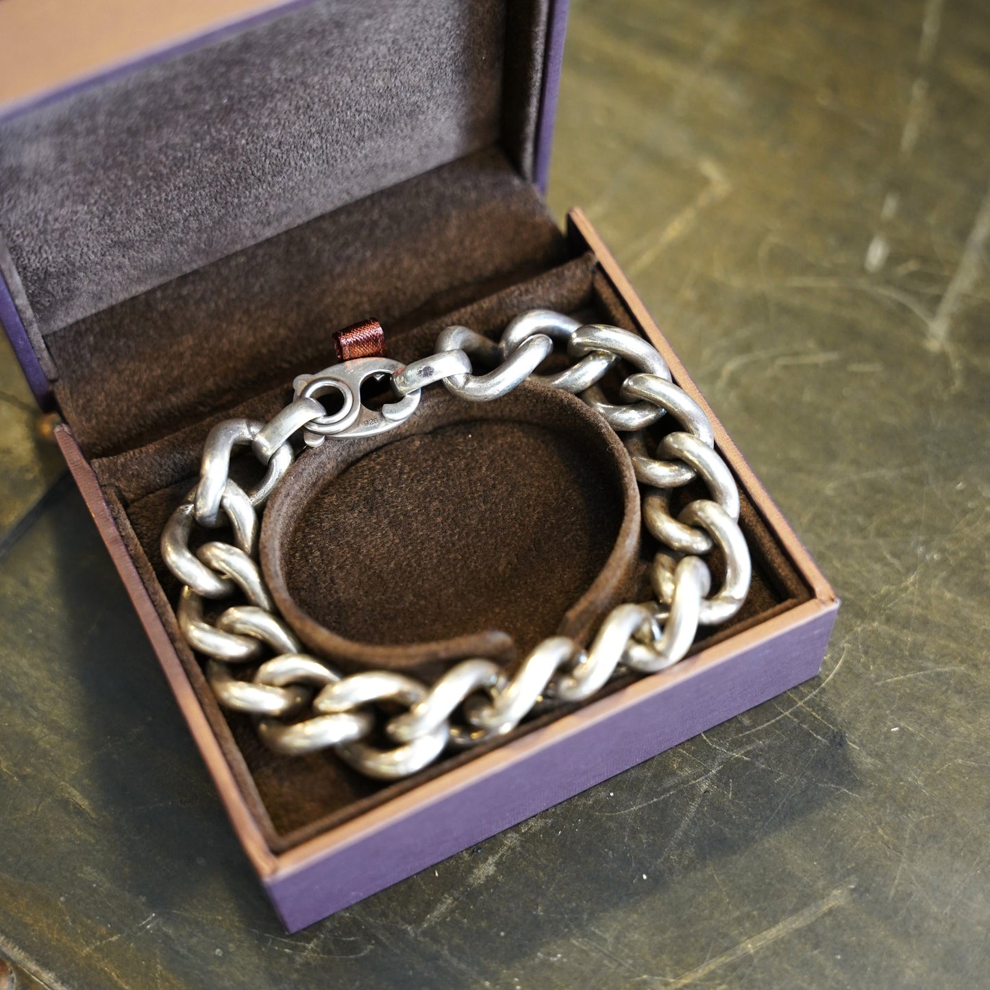 #260504 1950s Silver Bracelet #19