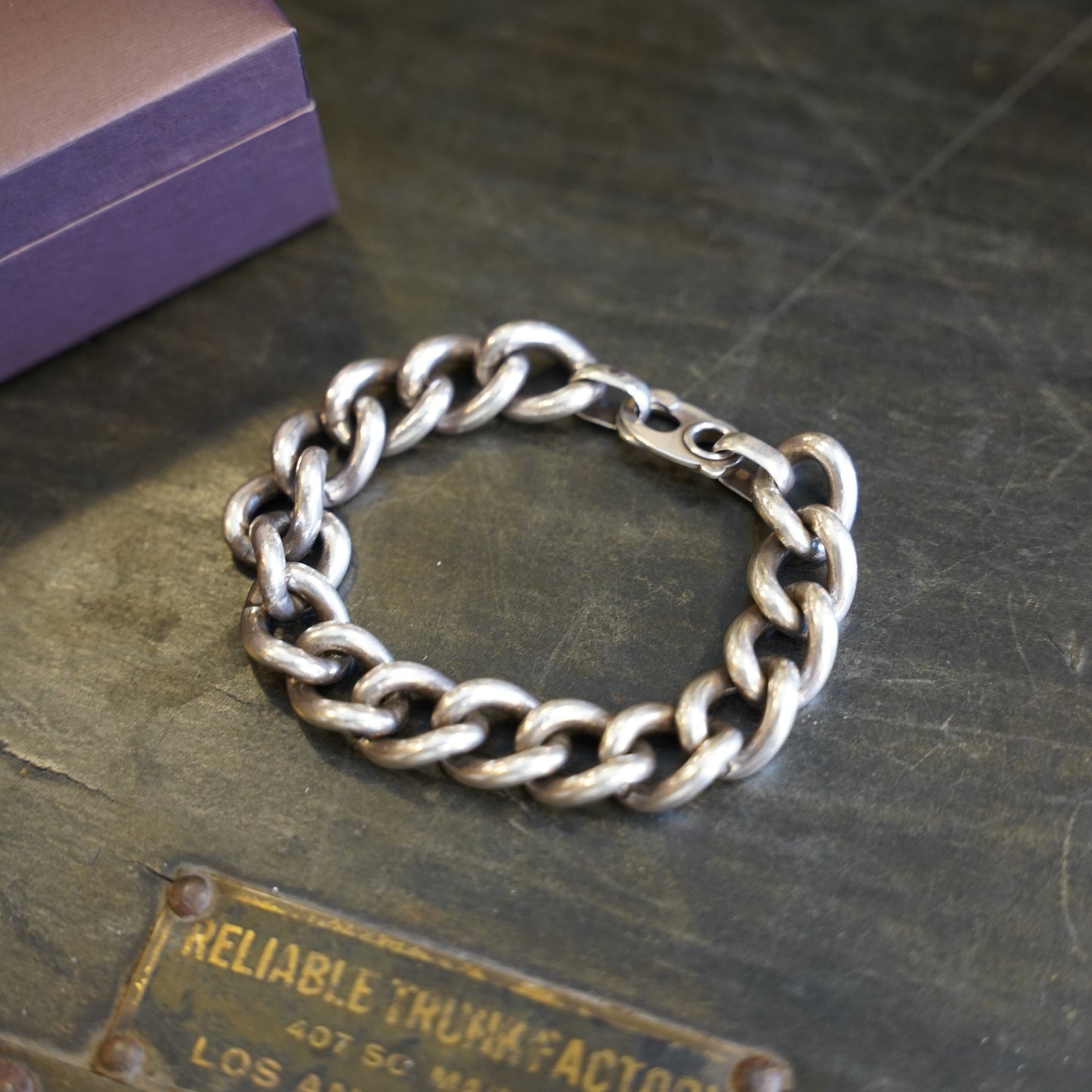 #260504 1950s Silver Bracelet #19