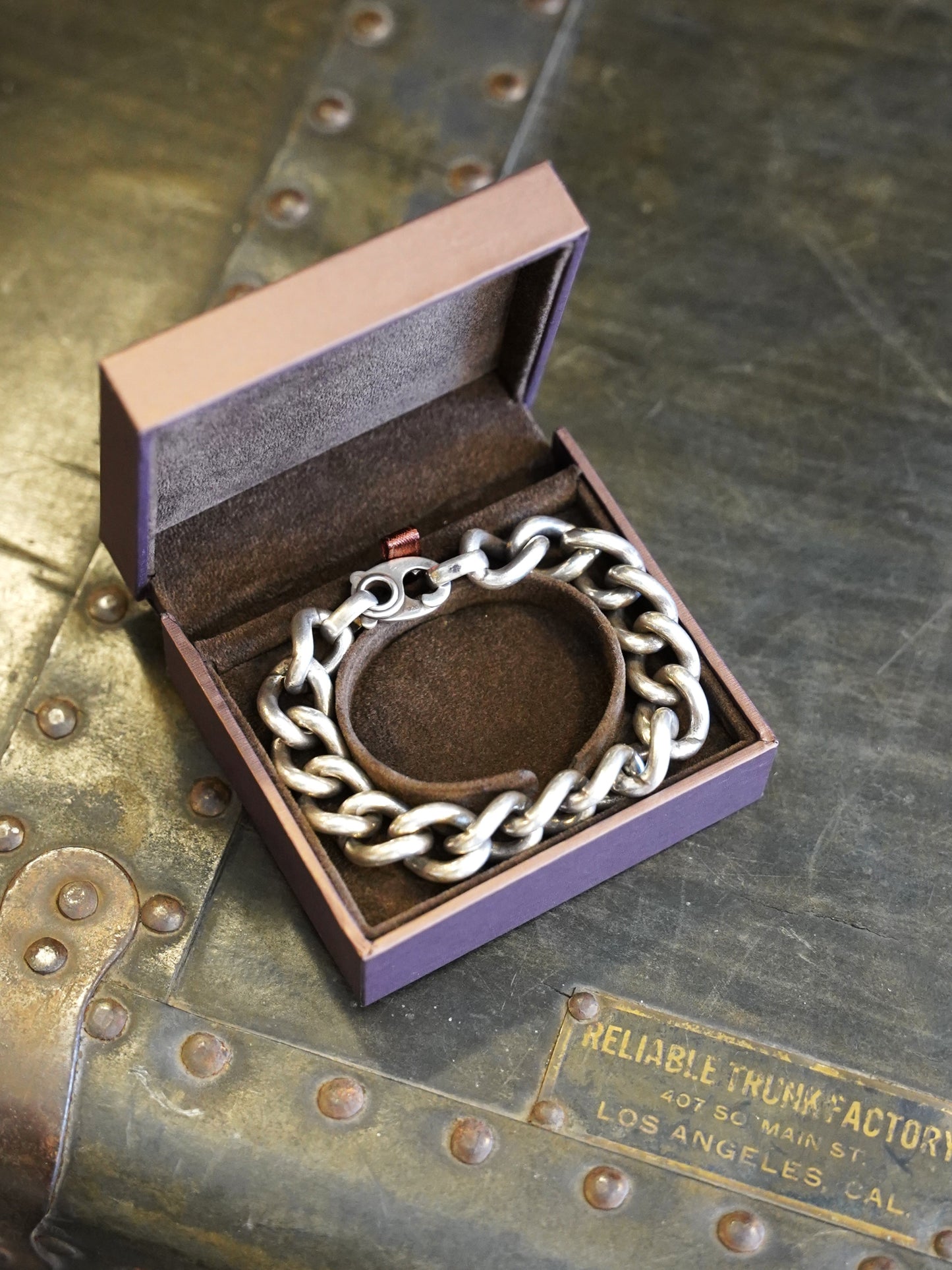 #260504 1950s Silver Bracelet #19