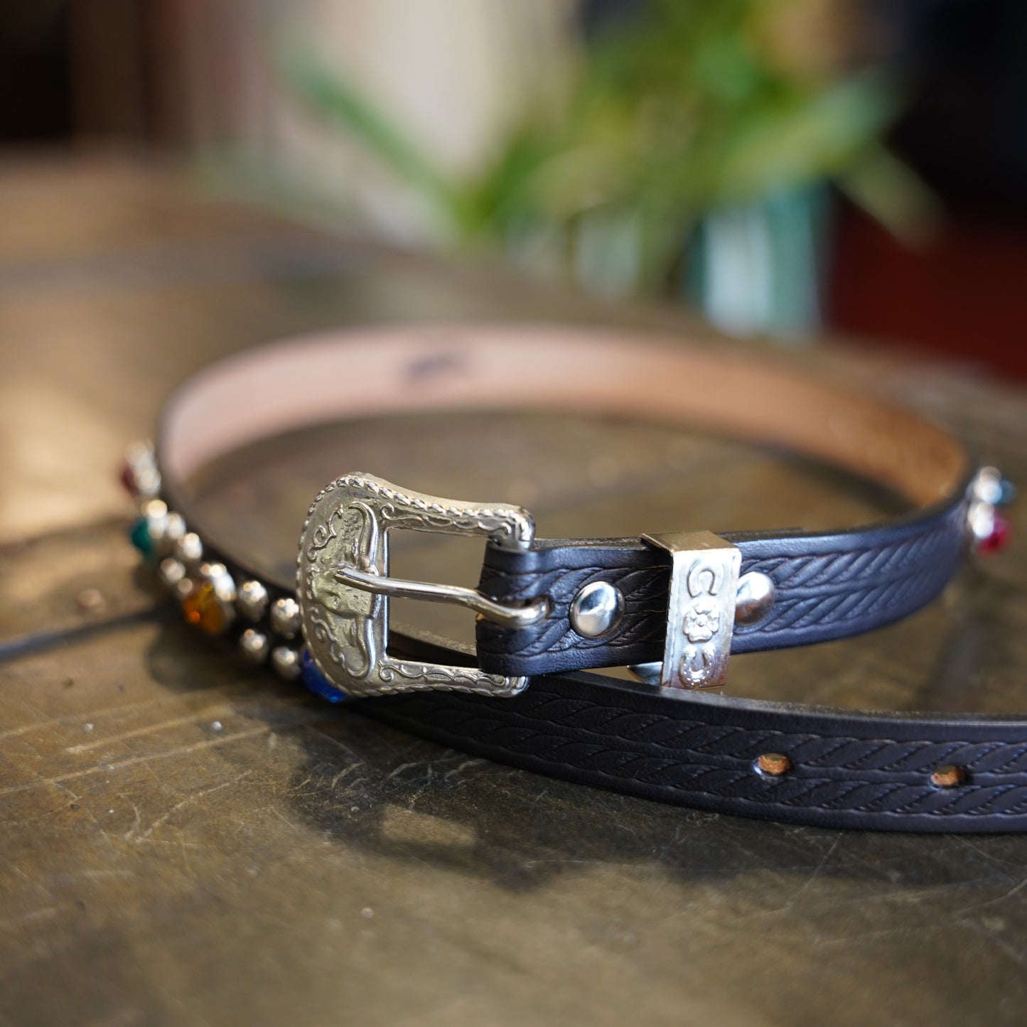 #260509 1950s Western Studded Belt