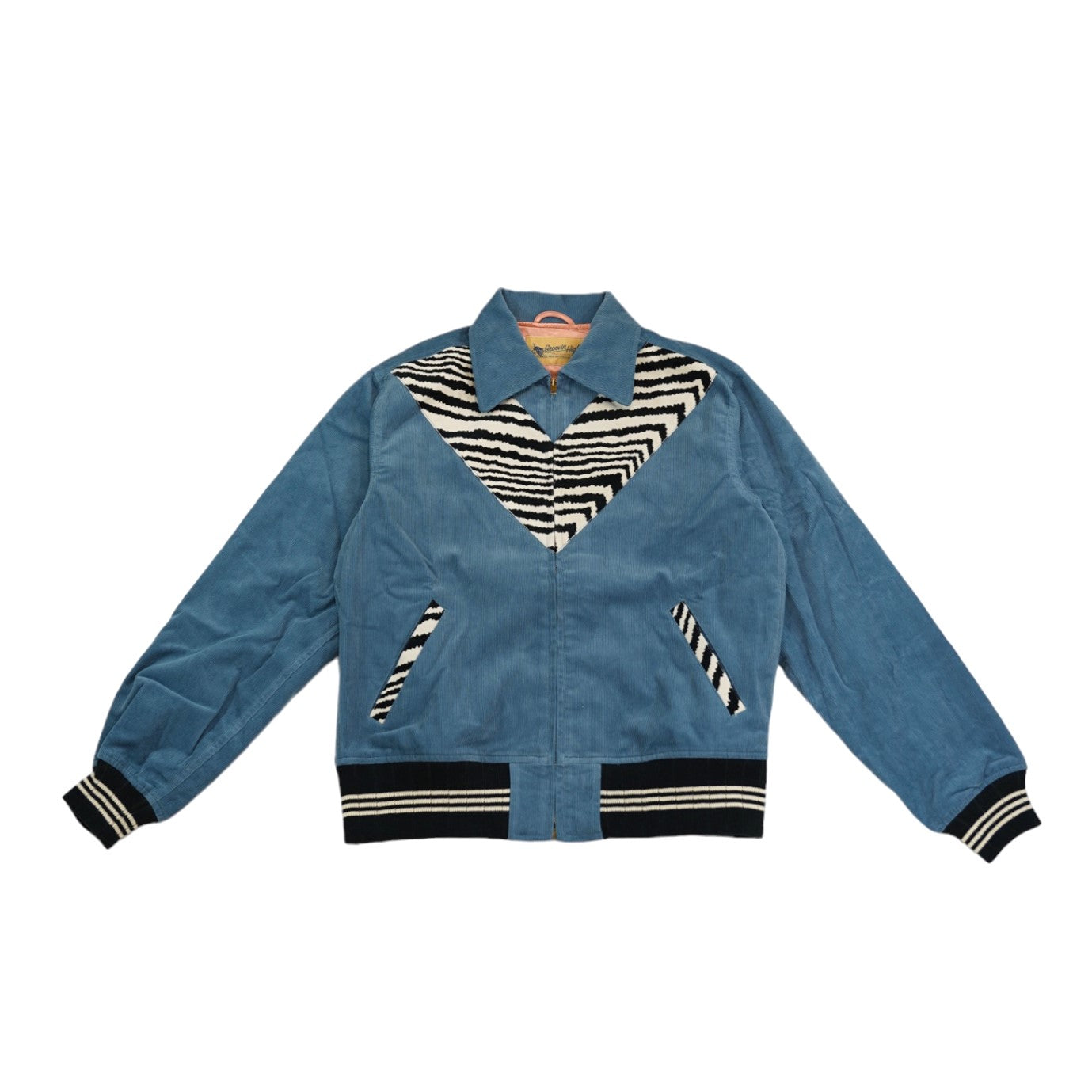#507 1950 Corduroy Zebra Jacket
