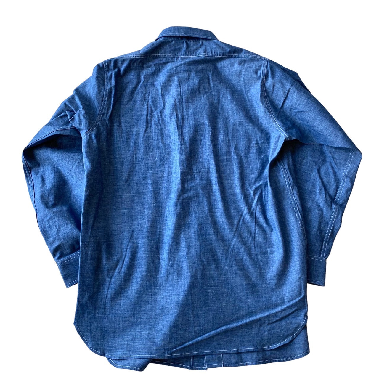 #395 1940s Chambray Work Shirt