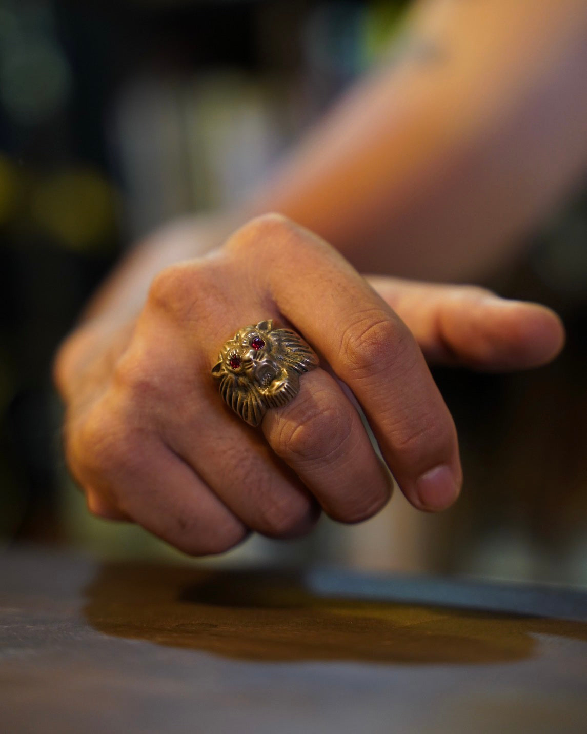 #337 1940 Lion Ring