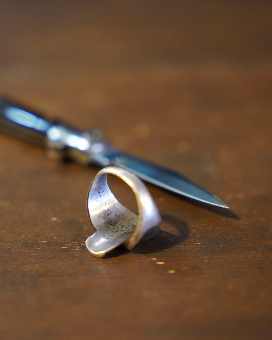 #337 1940s Skull Ring