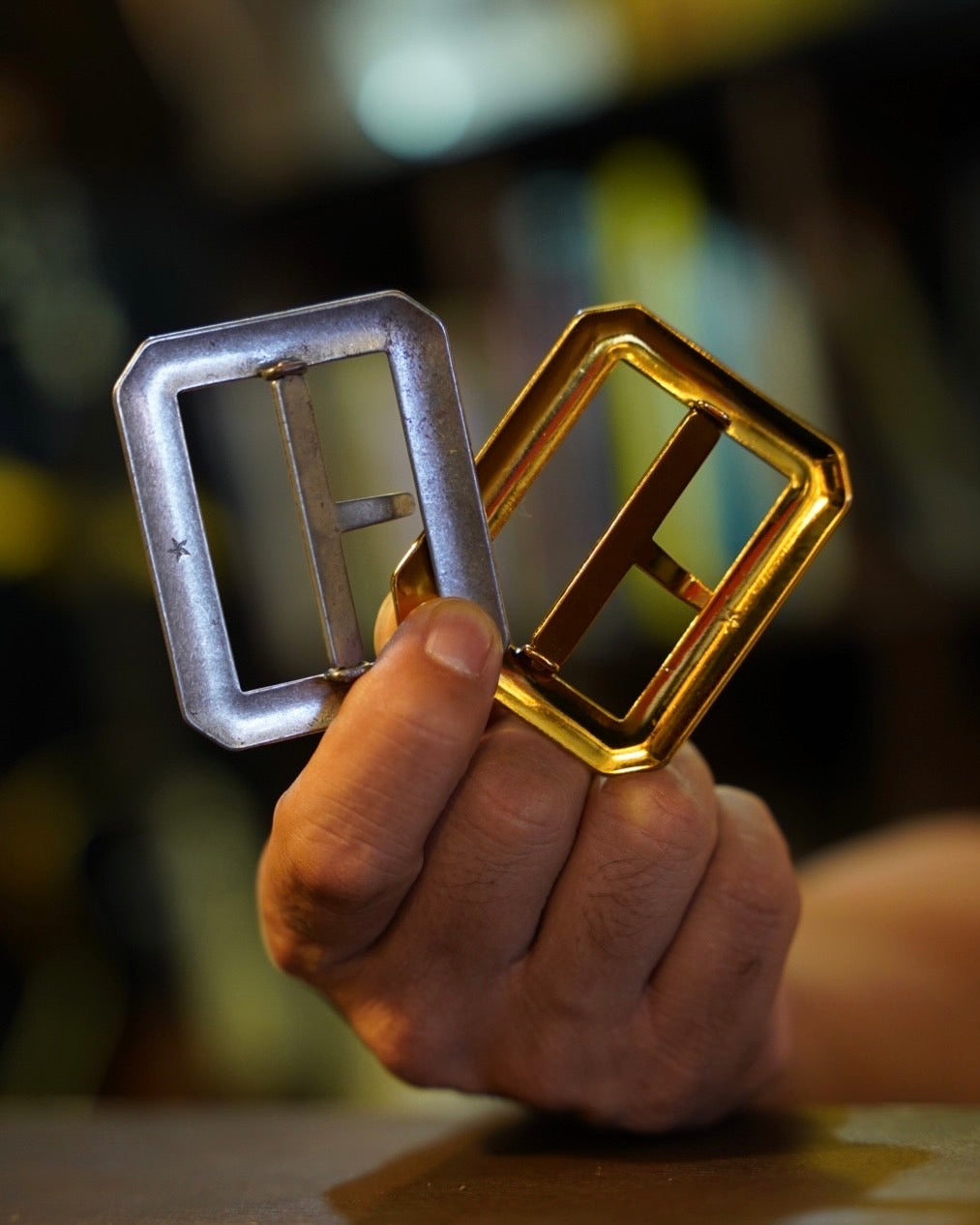 #606 1940s Belt Buckle