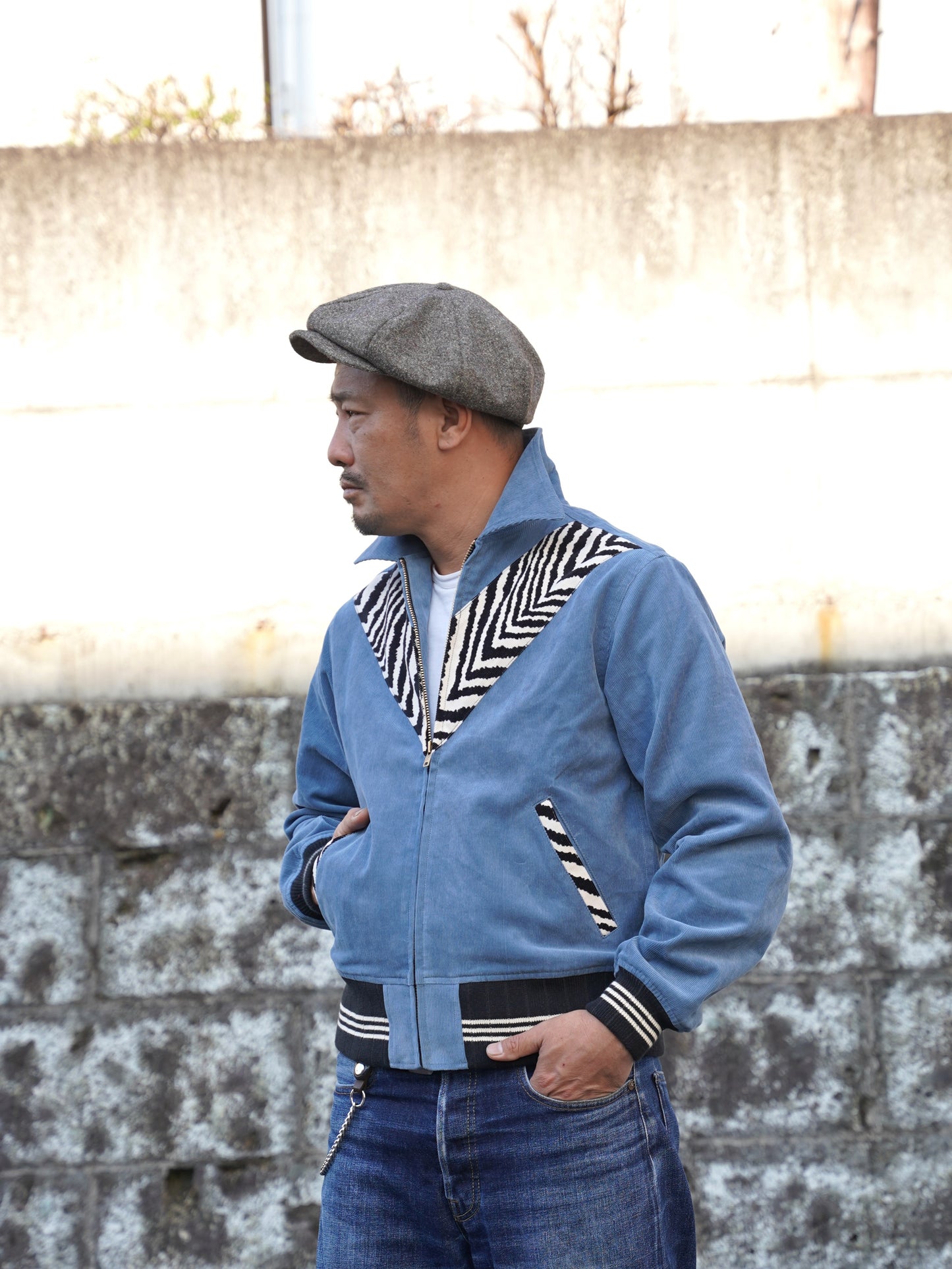 #507 1950 Corduroy Zebra Jacket