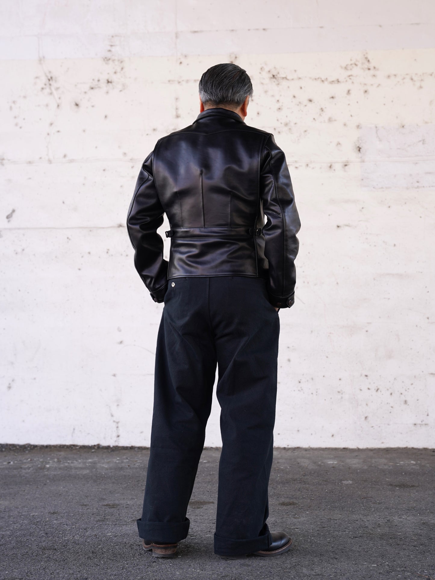 #240402 1940 Horse Leather Motorcycle Jacket