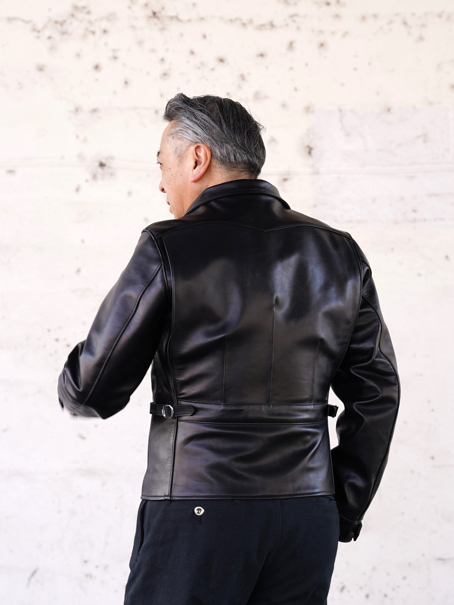 #240402 1940 Horse Leather Motorcycle Jacket