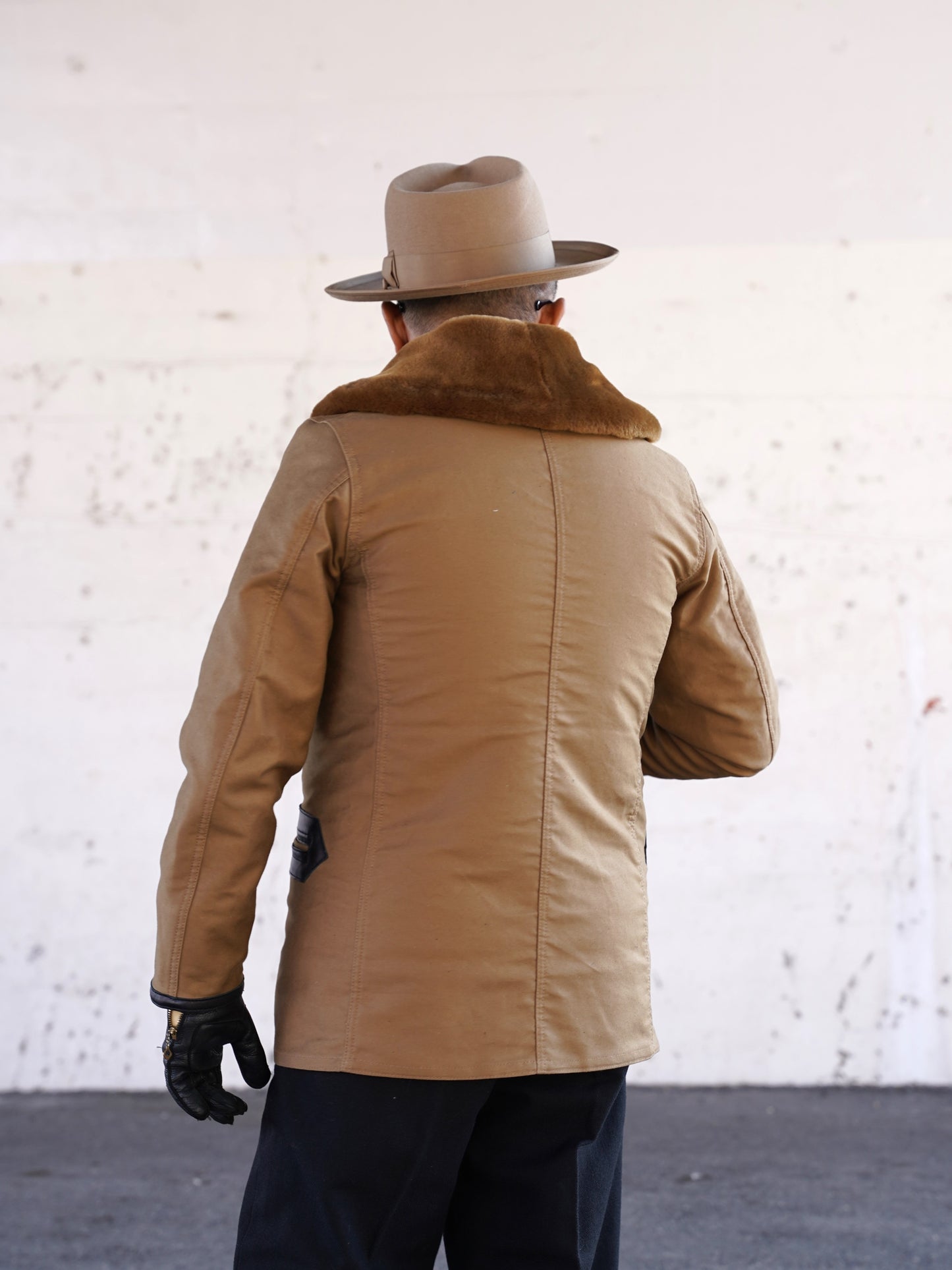 #240405 1940s Sheepskin Coat